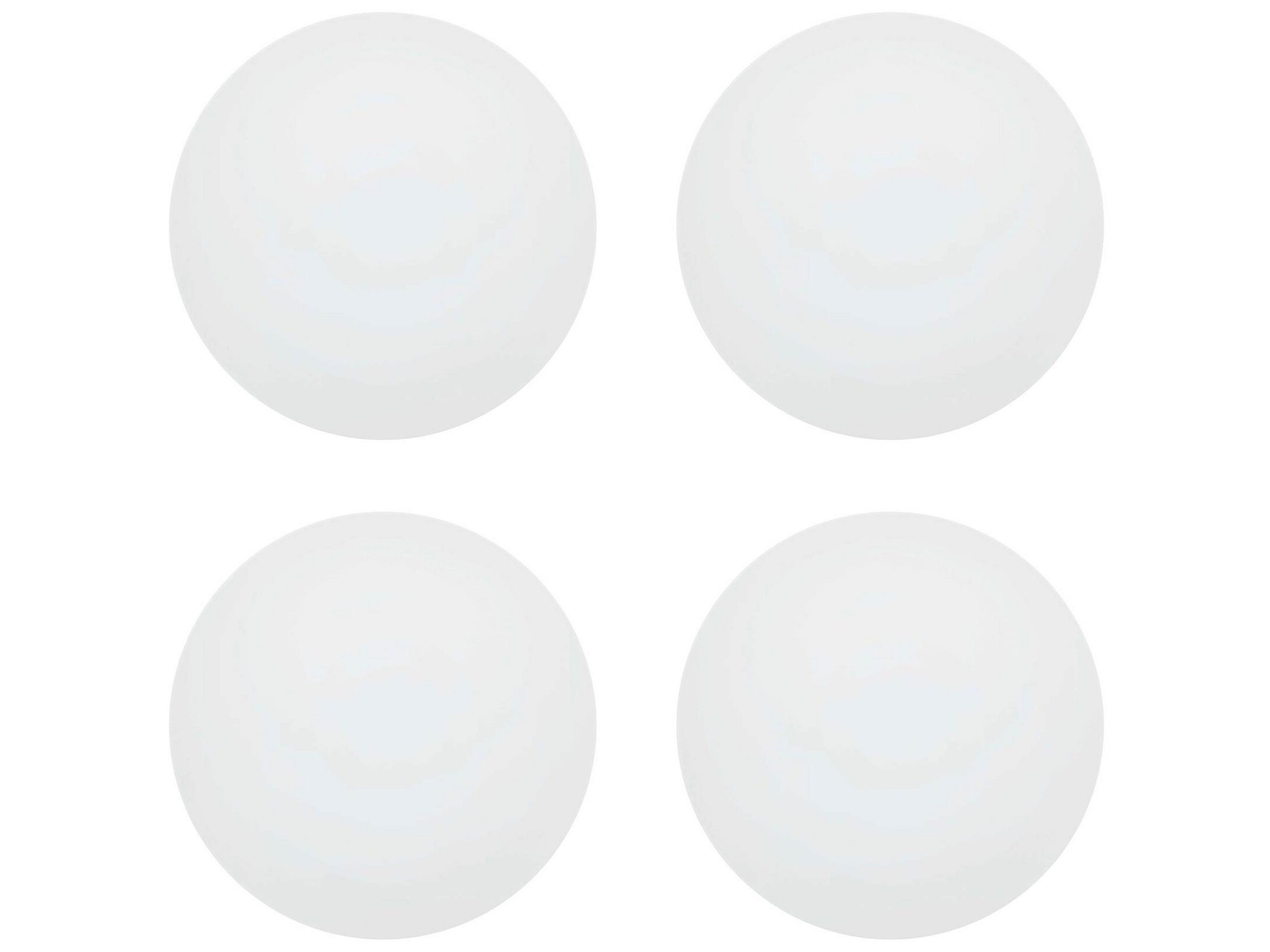 Silk Road White Charger Plate Set of 4