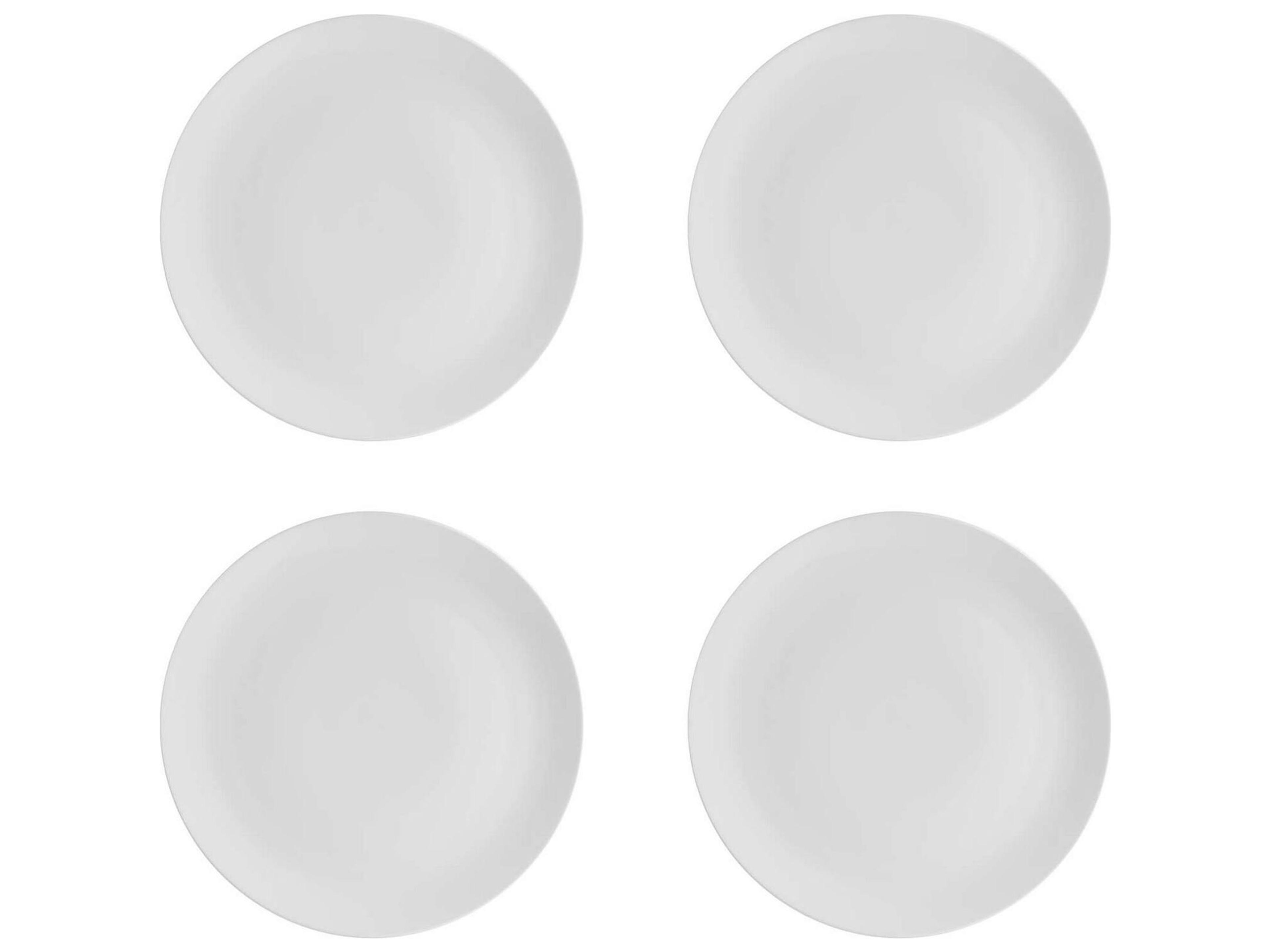 Broadway White Soup Plate Set of 4