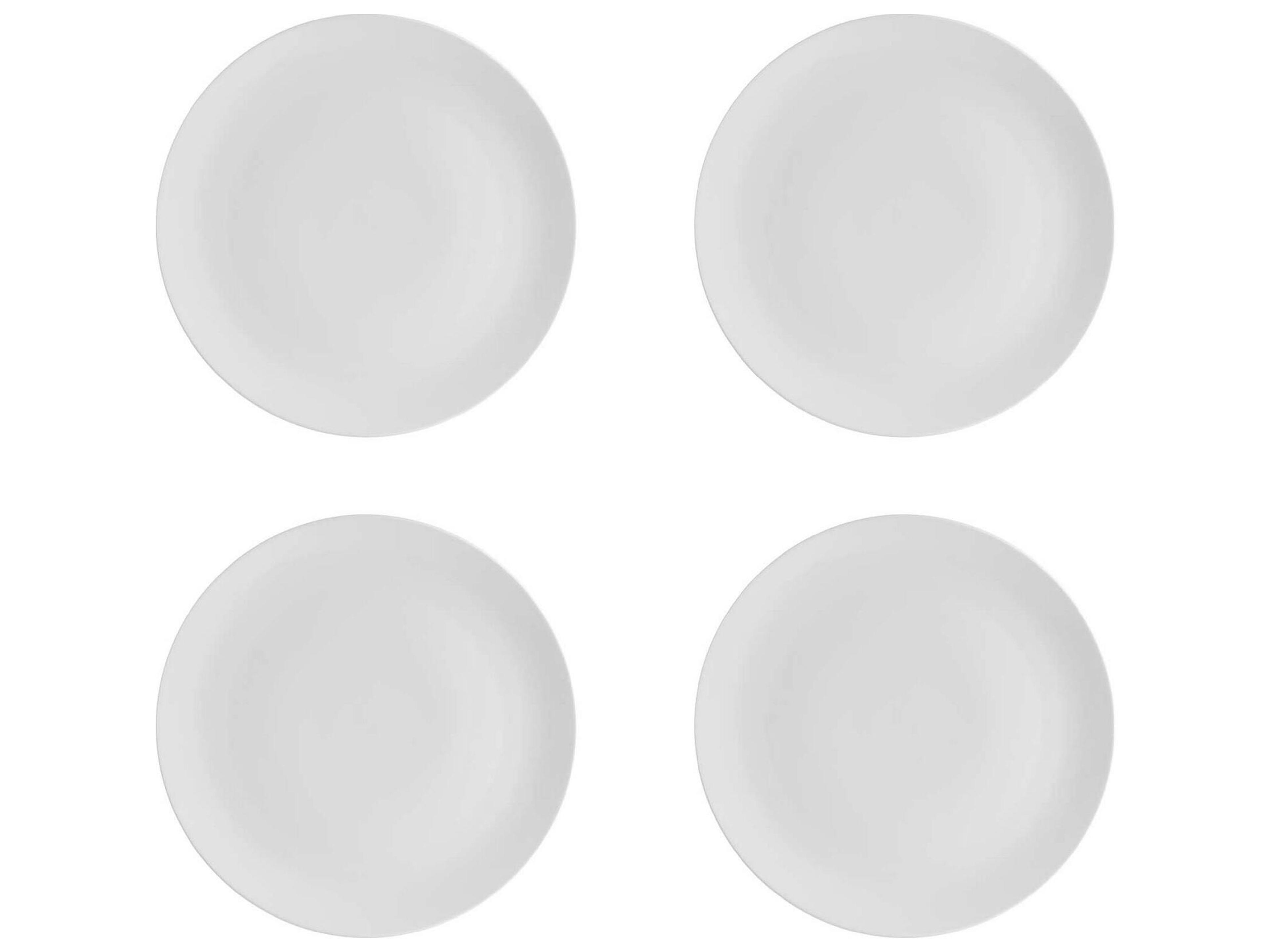 Broadway White Dinner Plate Set of 4