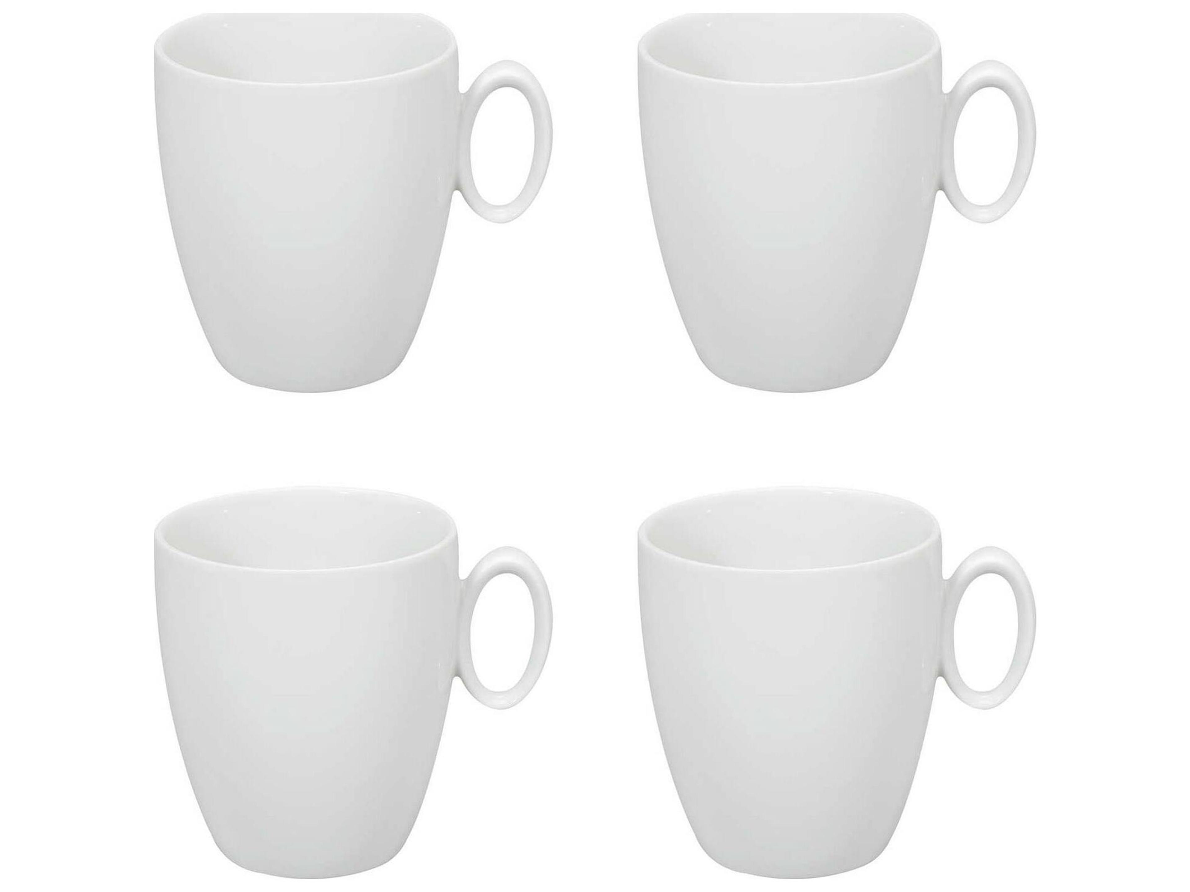 Vista Alegre Broadway White Mug Set of 4
