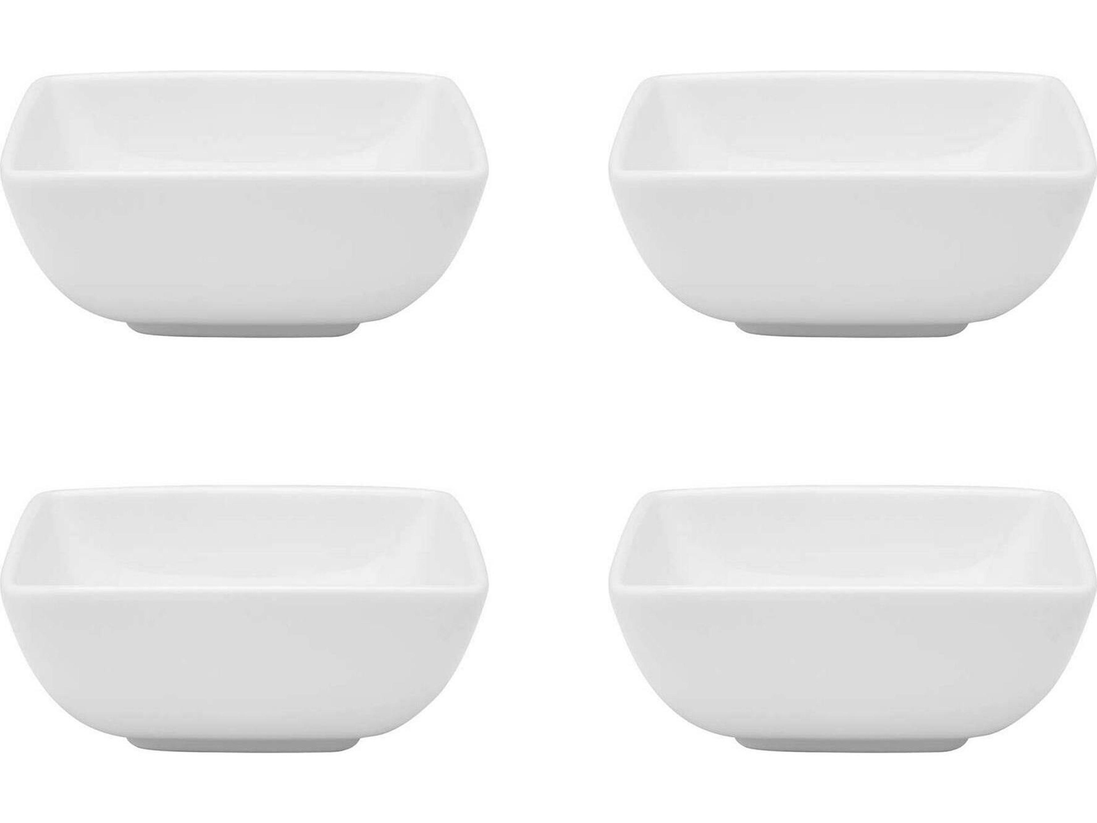 Carre White Sushi Bowl Set of 4