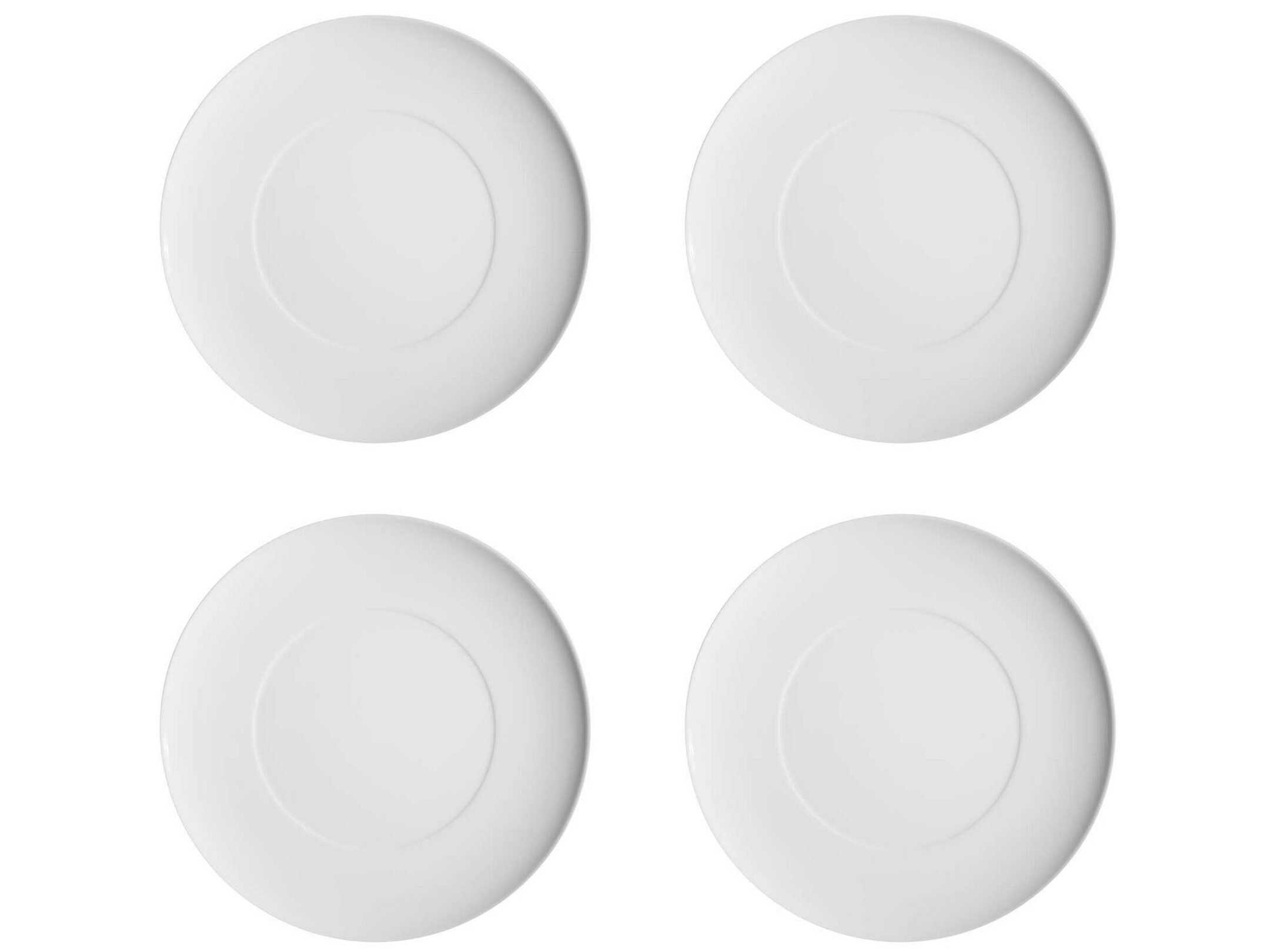 Domo White Charger Plate Set of 4