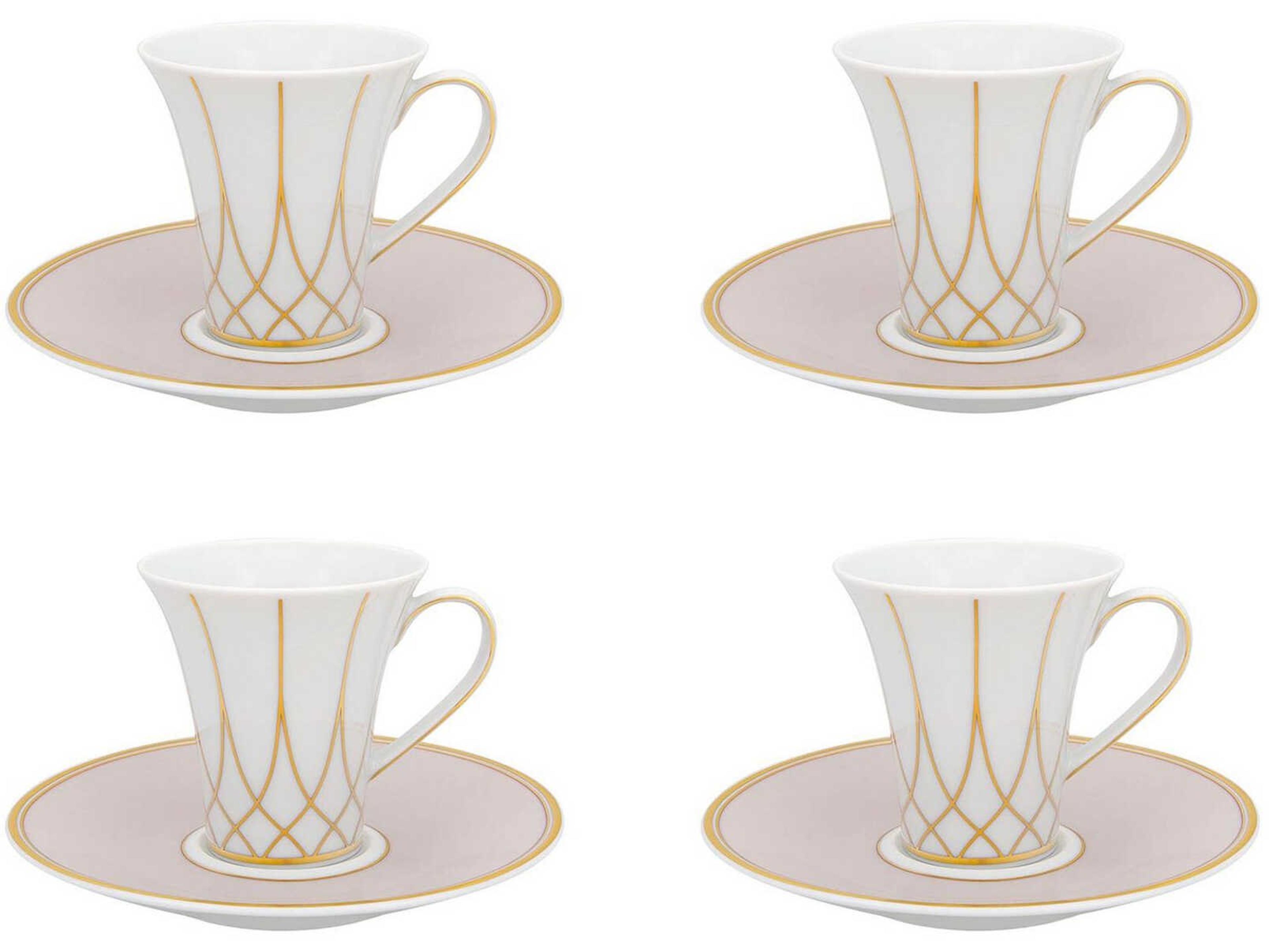 Terrace Espresso Cup and Saucer Set of 4