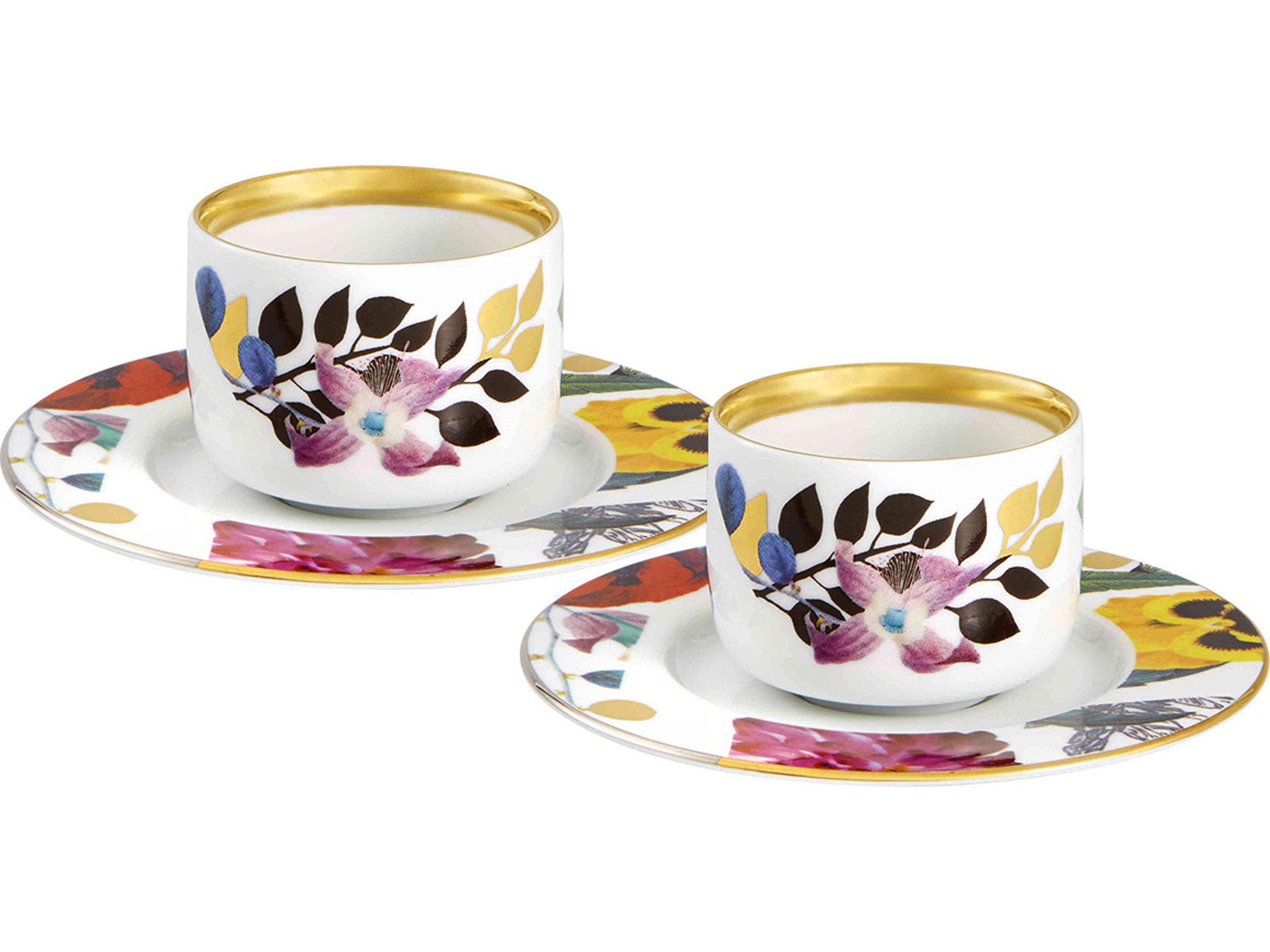 Lacroix Primavera Coffee Cups and Saucers Set of 2