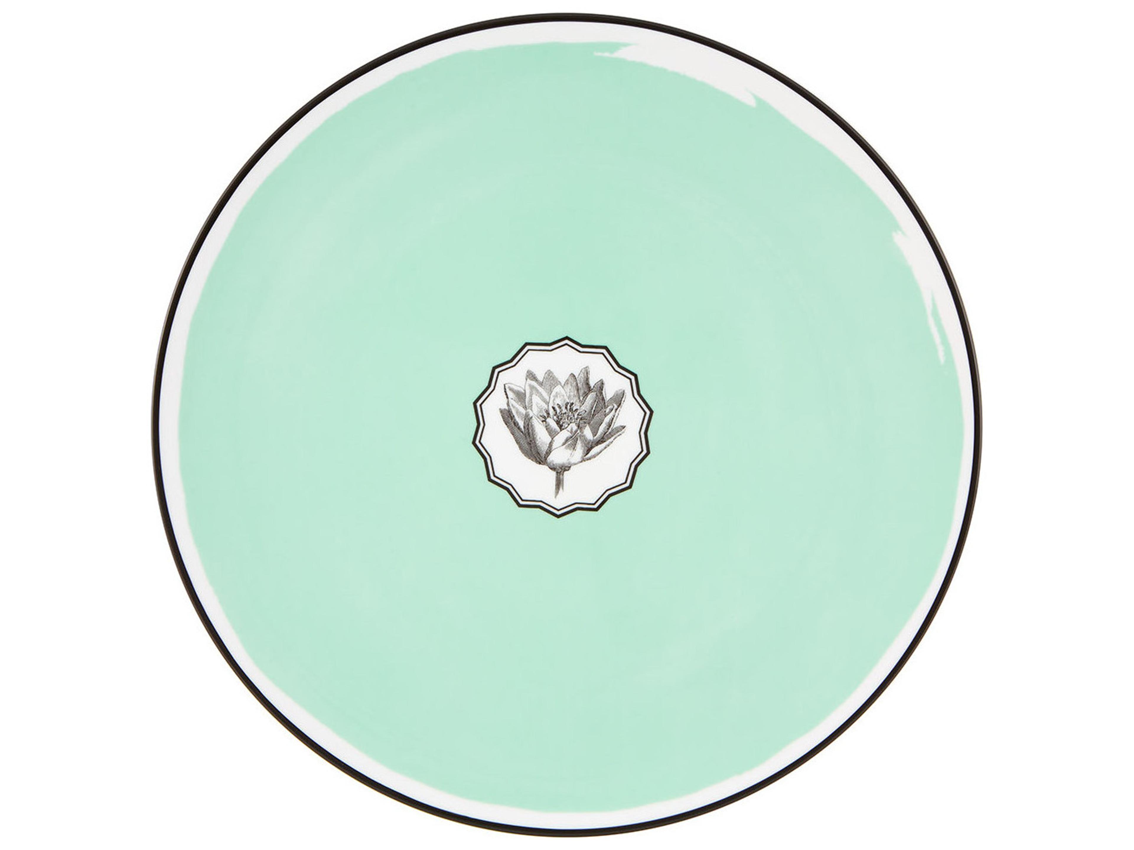 Lacroix Herbariae Green Charger Plate