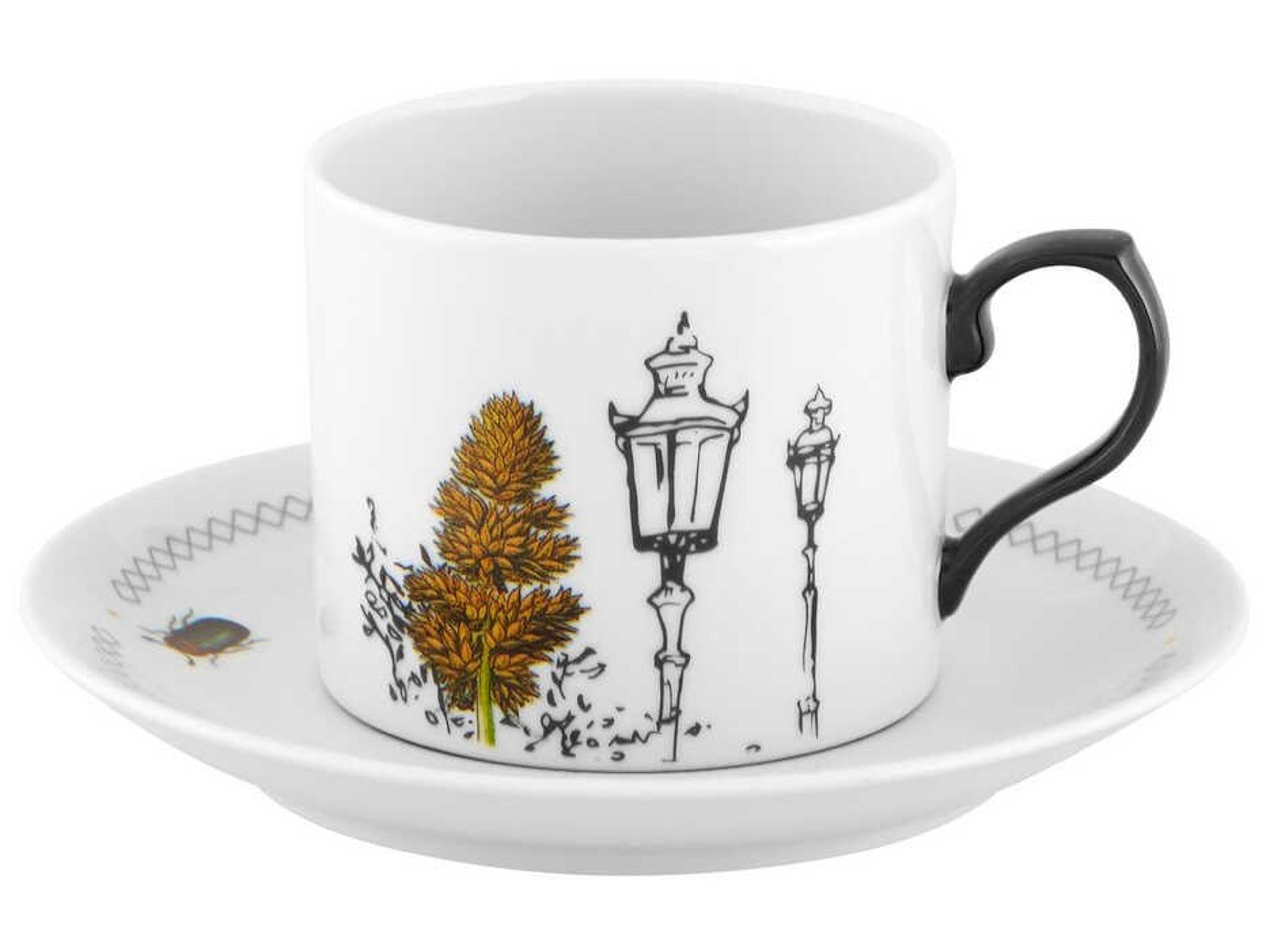 Vista Alegre Petites Histoires Tea Cup and Saucers Set of 2