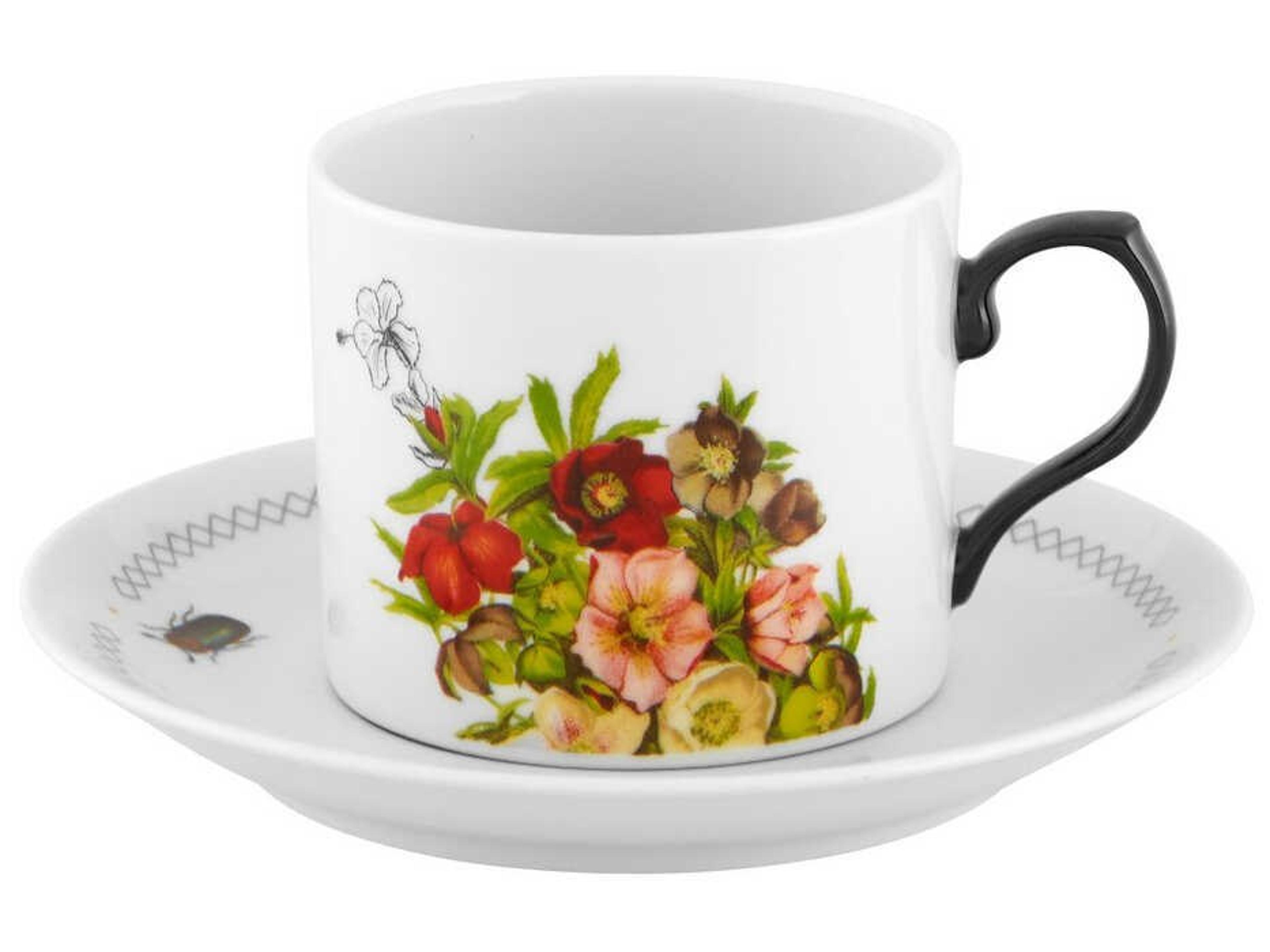 Vista Alegre Petites Histoires Tea Cup and Saucers Set of 2