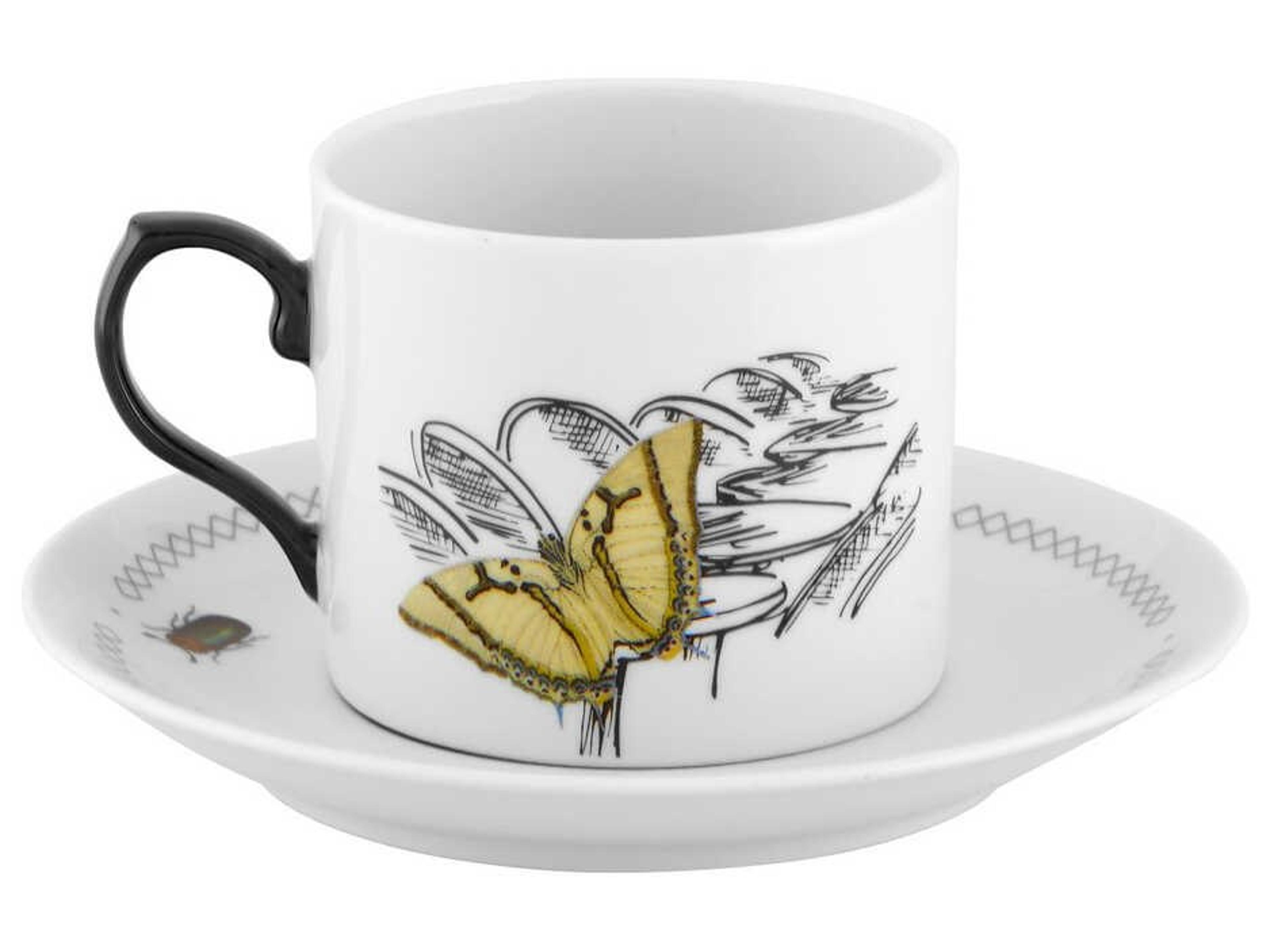 Vista Alegre Petites Histoires Tea Cup and Saucers Set of 2