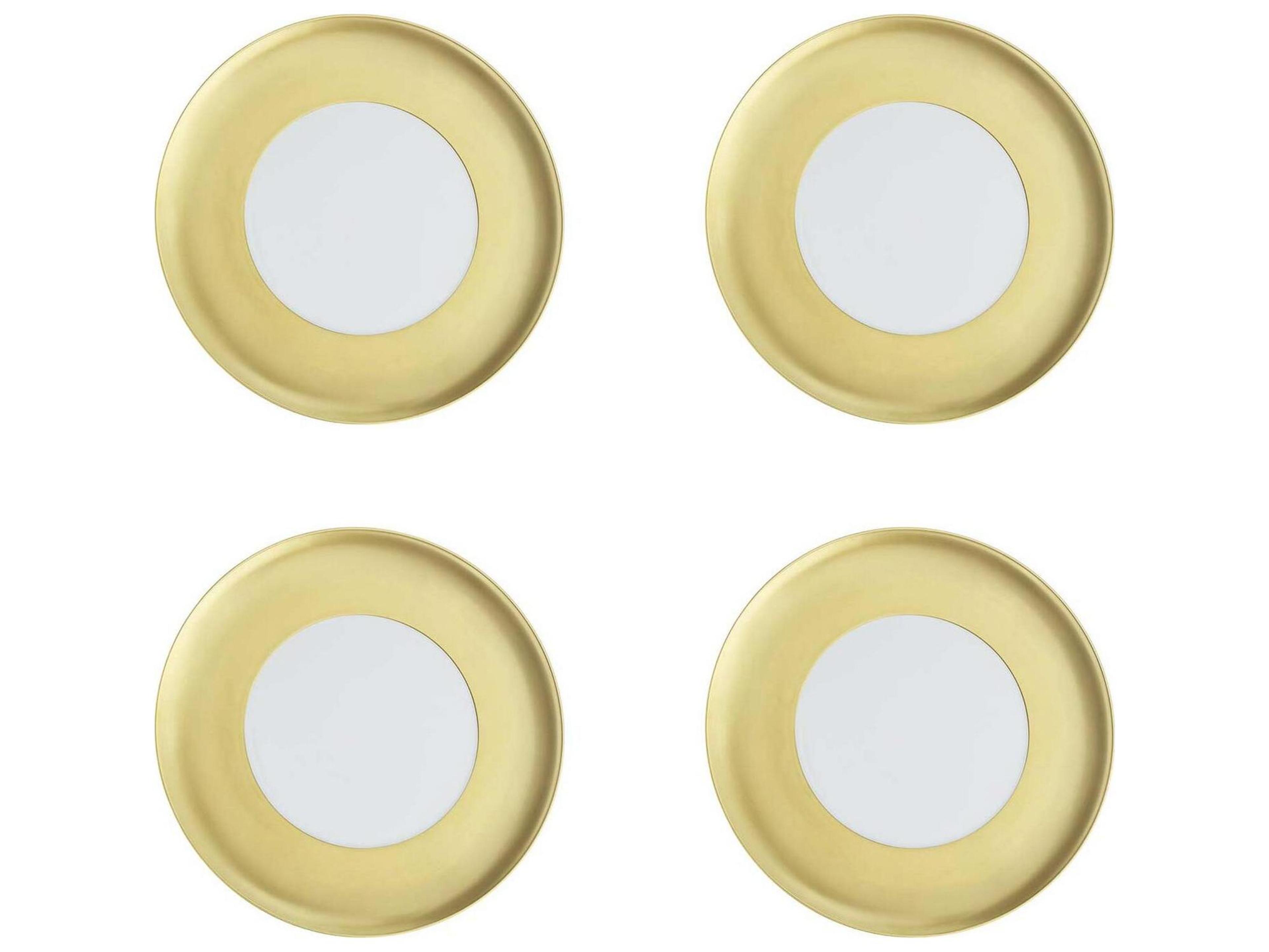 Domo Gold Charger Plate Set of 4
