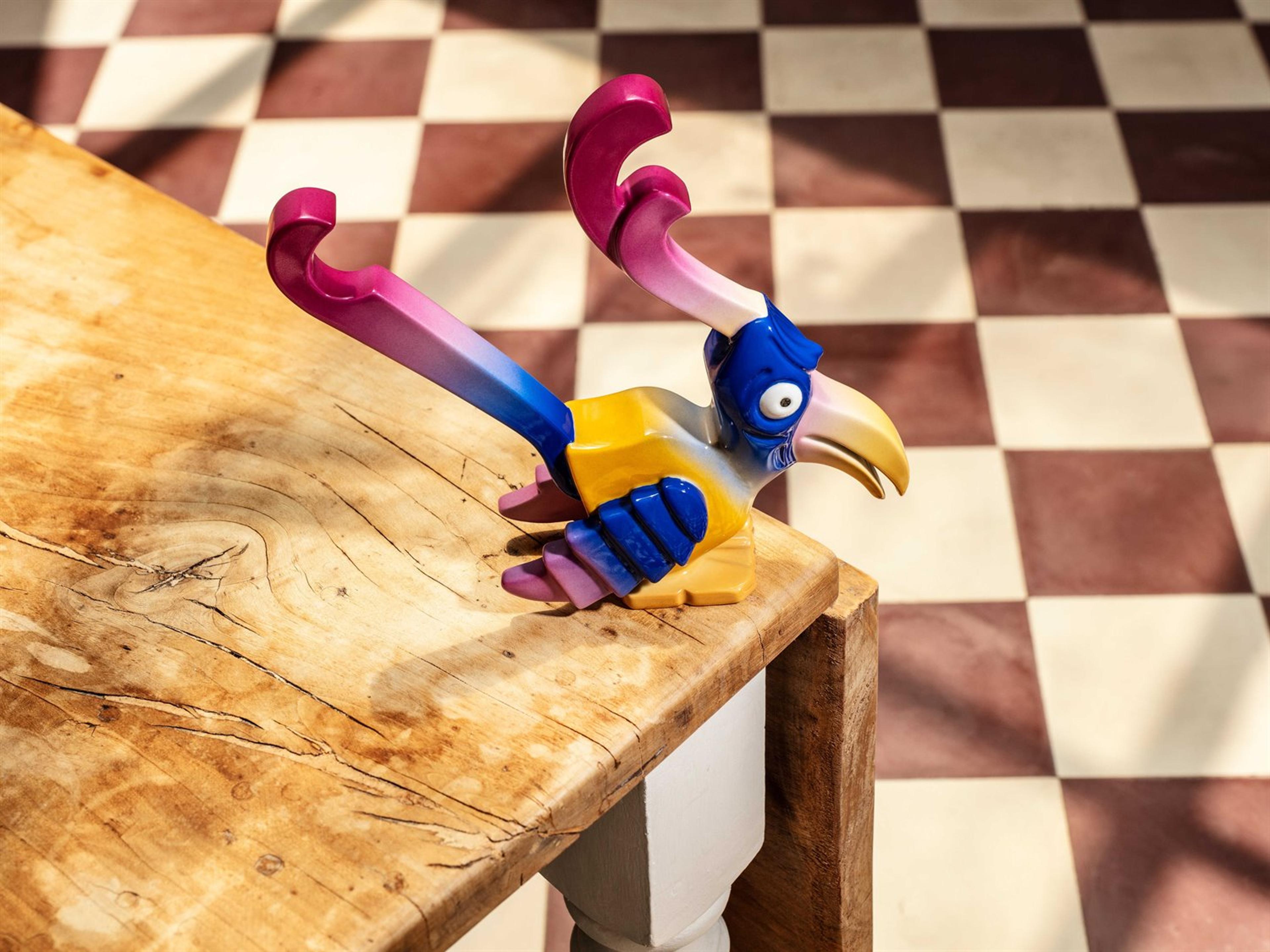 Vista Alegre Exuberant Friends Pelican Sculpture