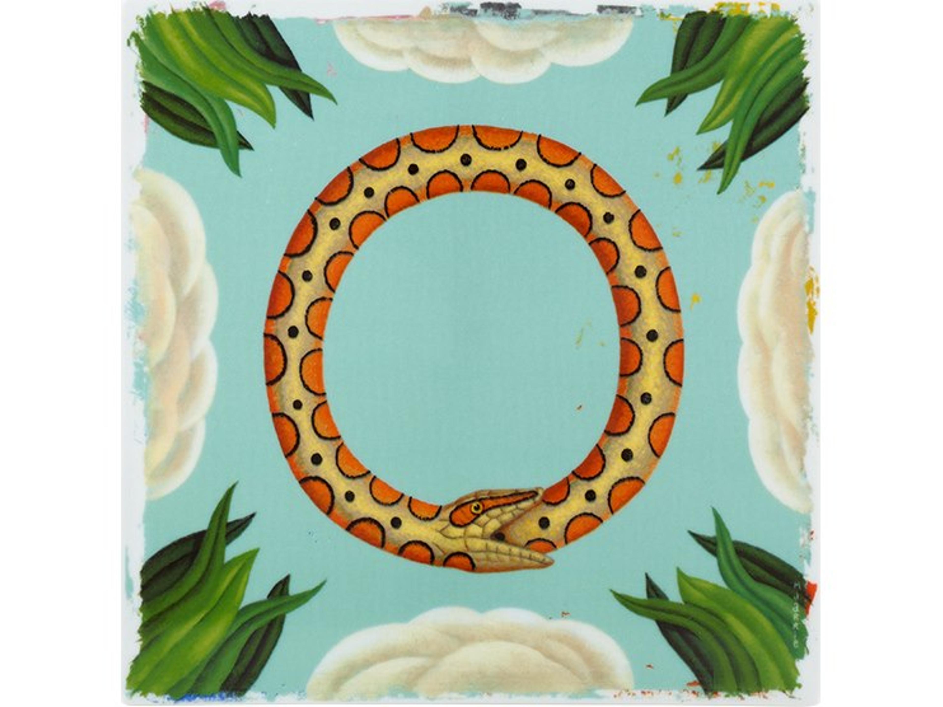 Vida Porcelain Plaque Letter O