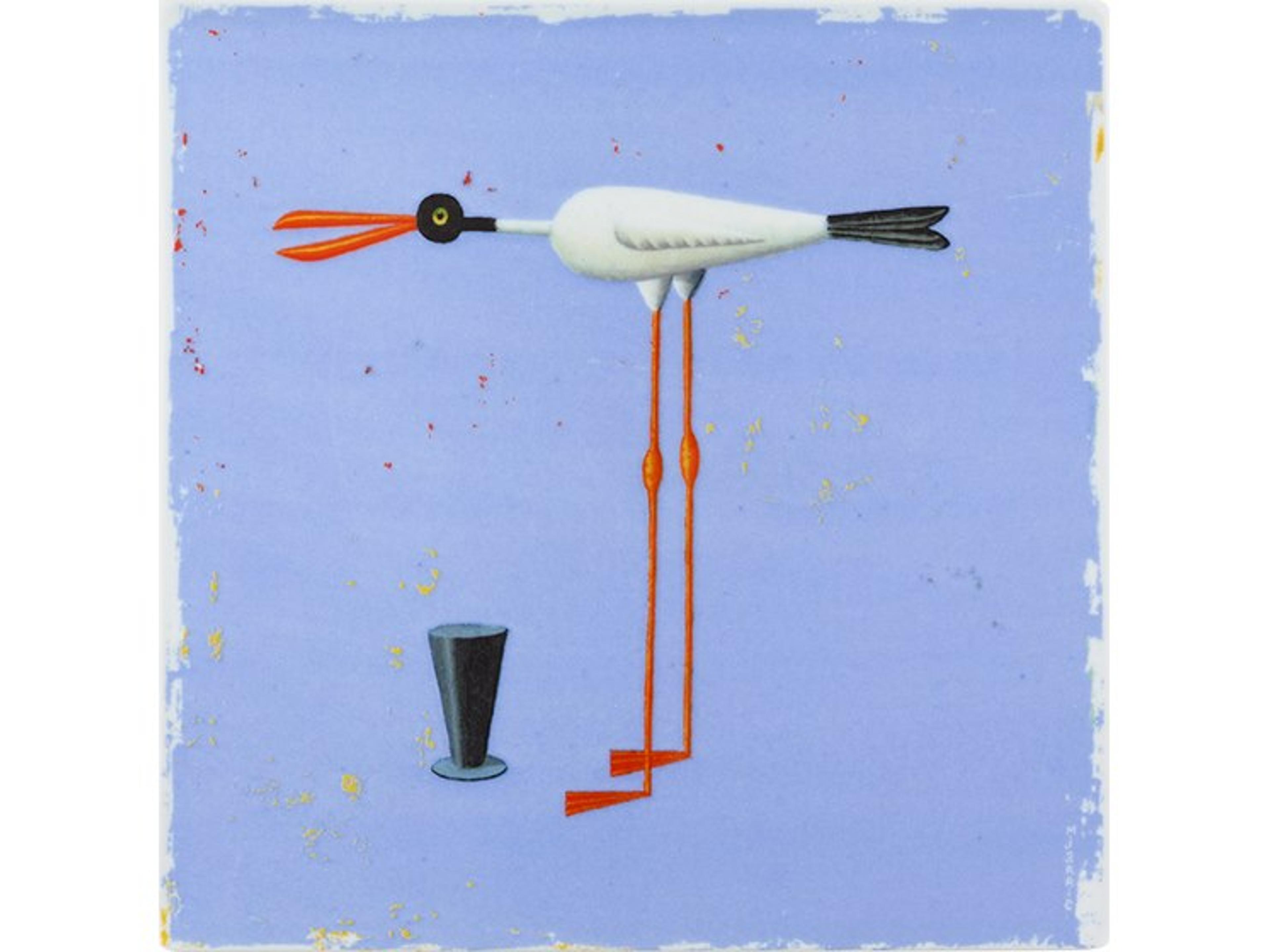 Vida Porcelain Plaque Letter T