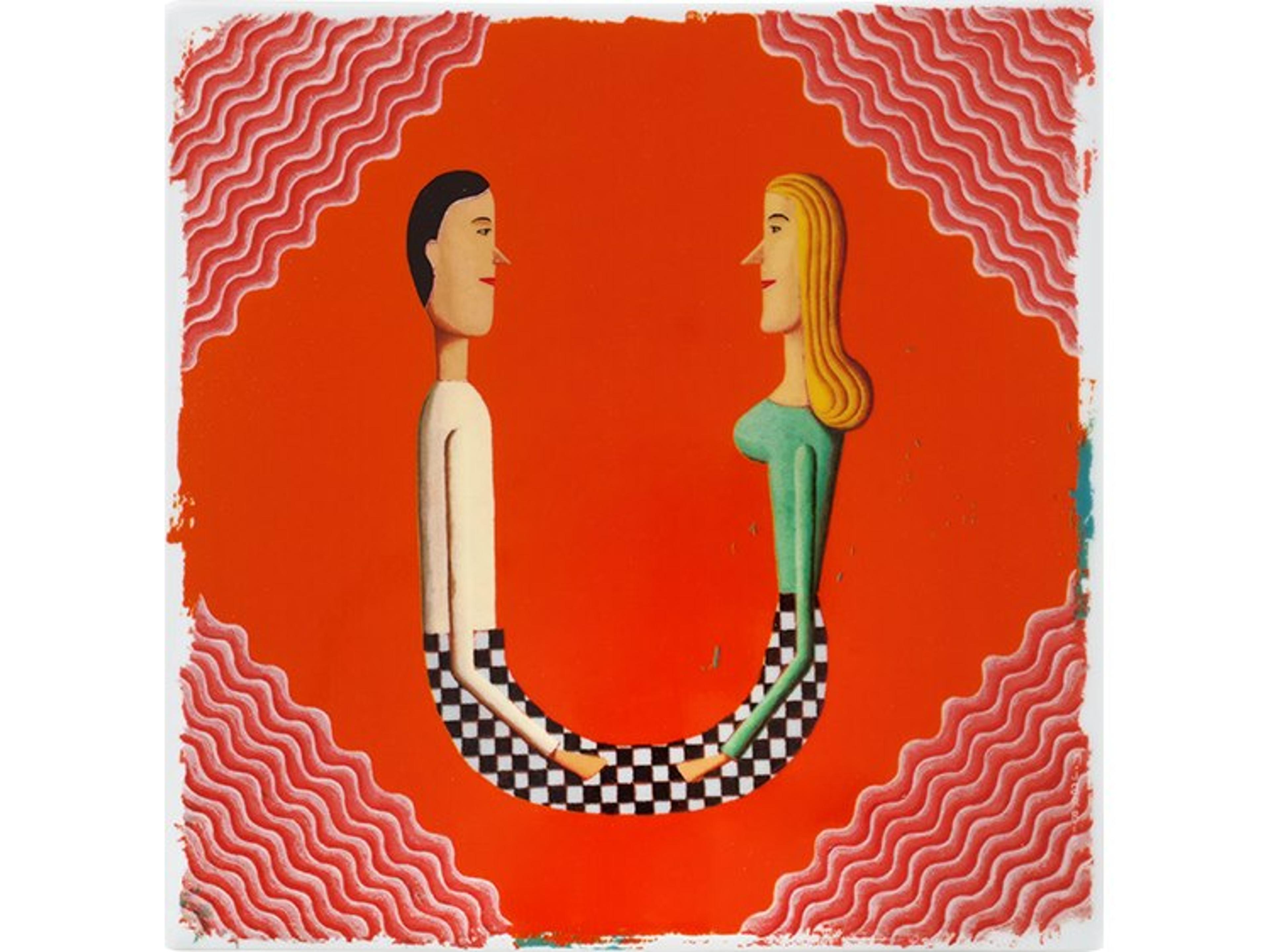 Vida Porcelain Plaque Letter U