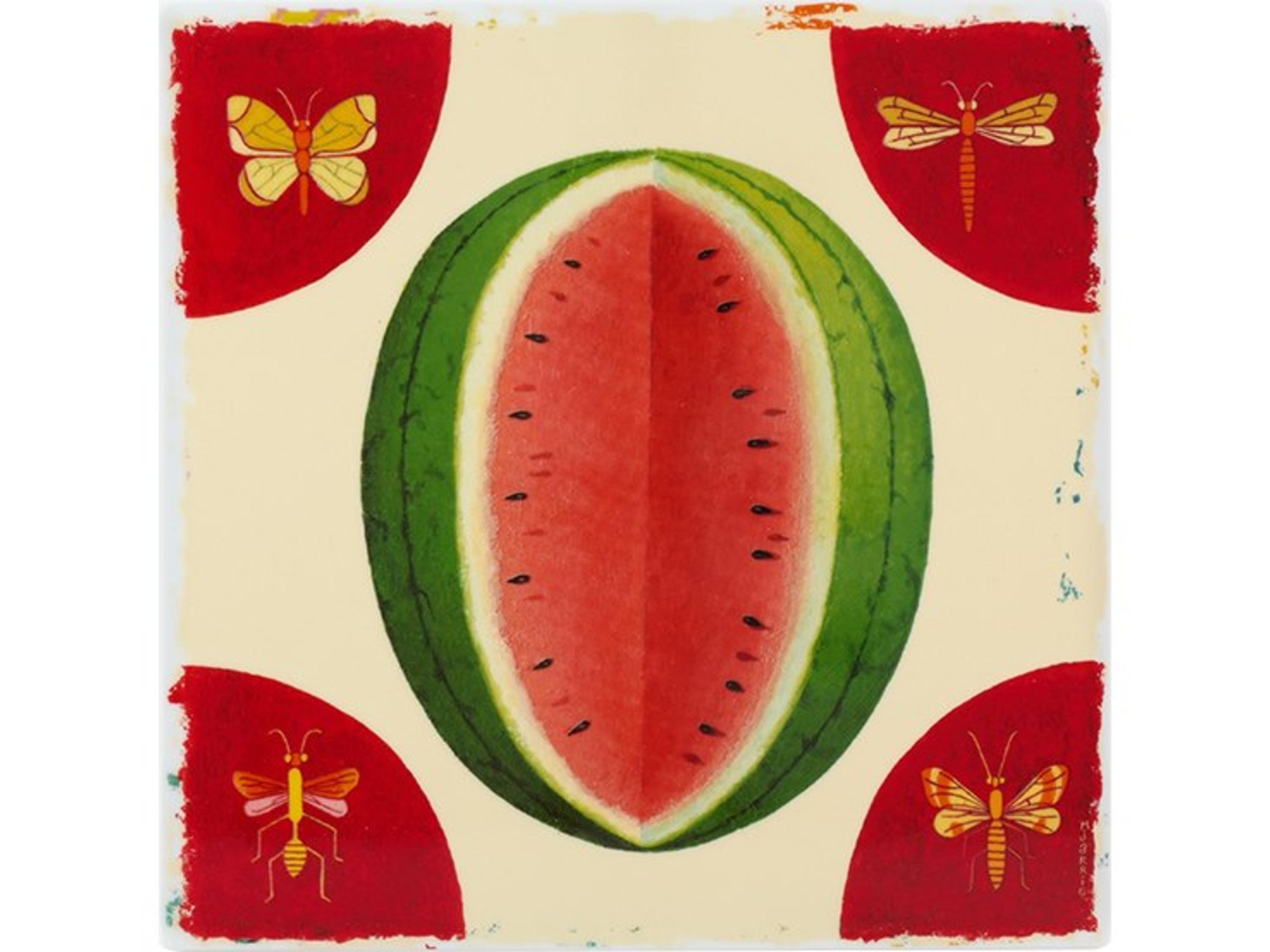 Vida Porcelain Plaque Number 0