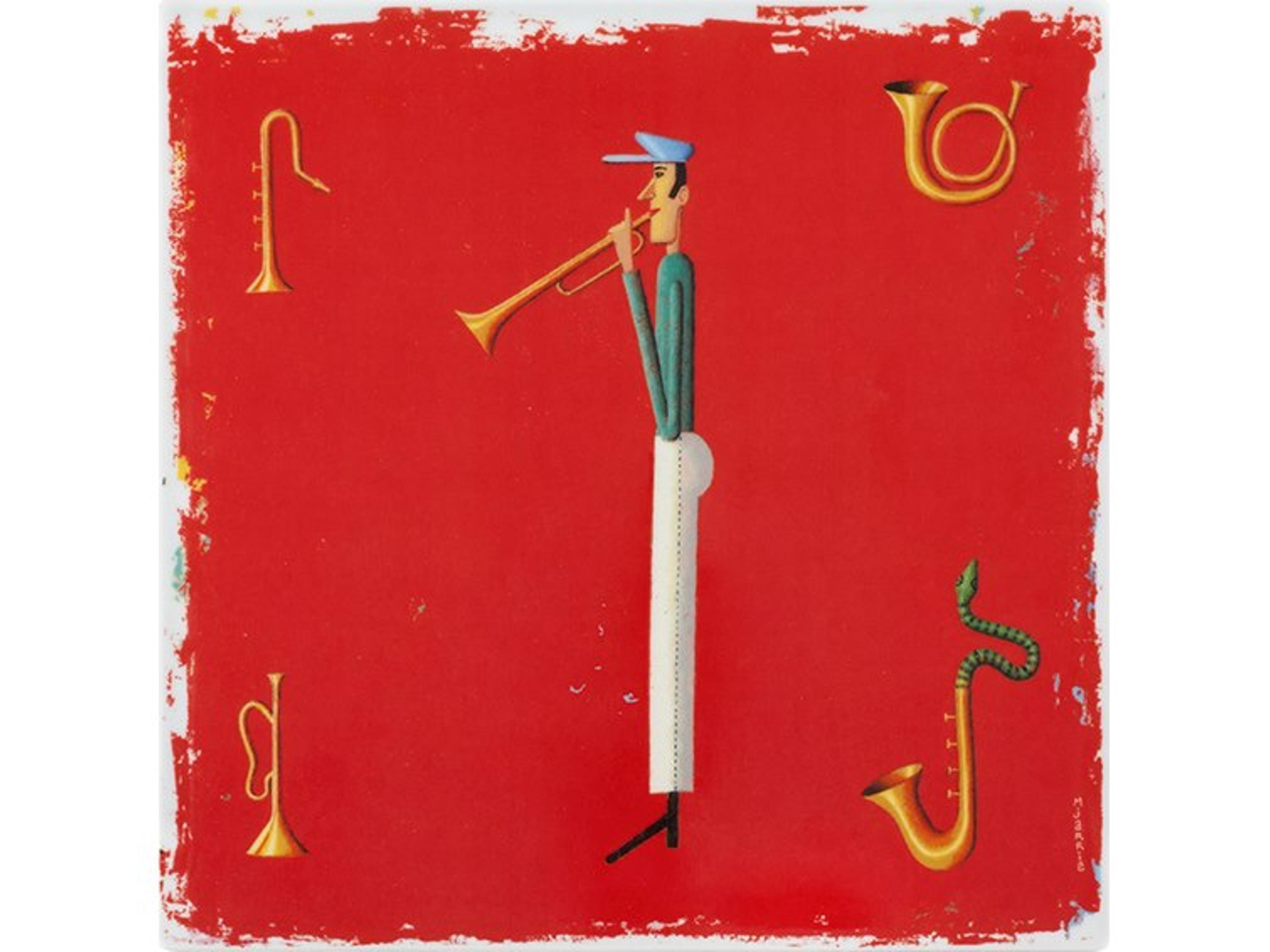 Vida Porcelain Plaque Number 1