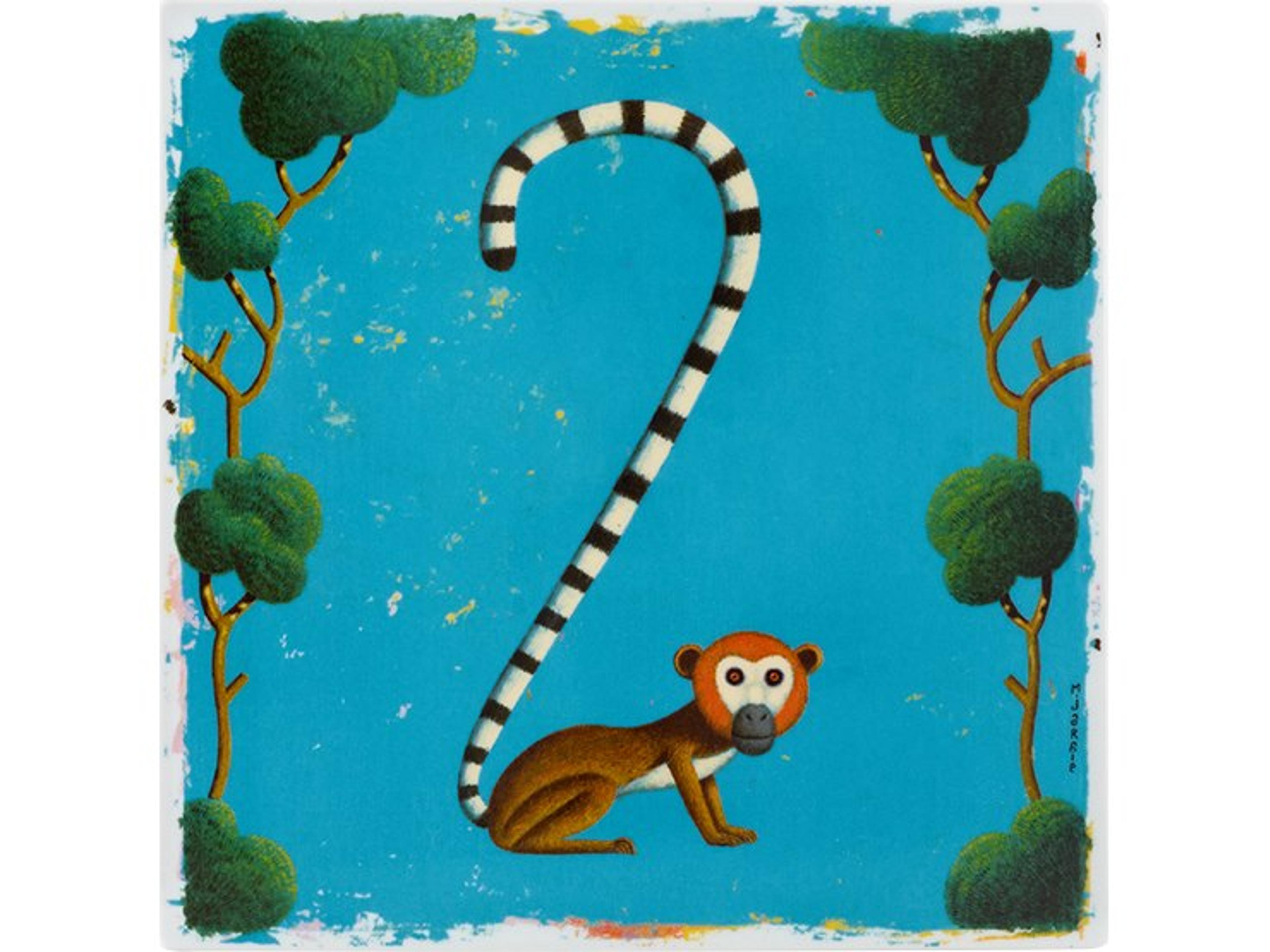 Vida Porcelain Plaque Number 2