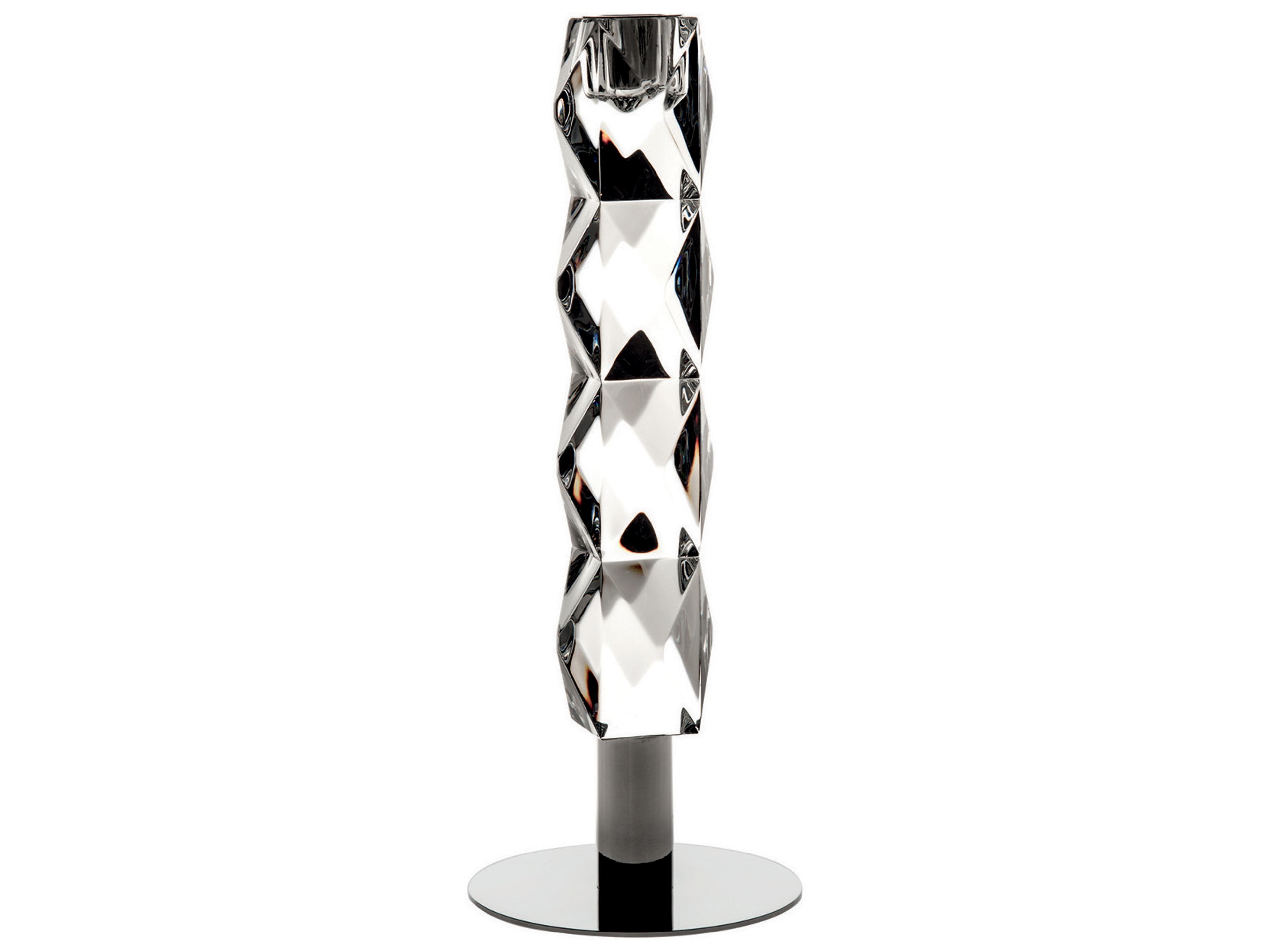 Vista Alegre Diamanti Candlestick with Metal Foot