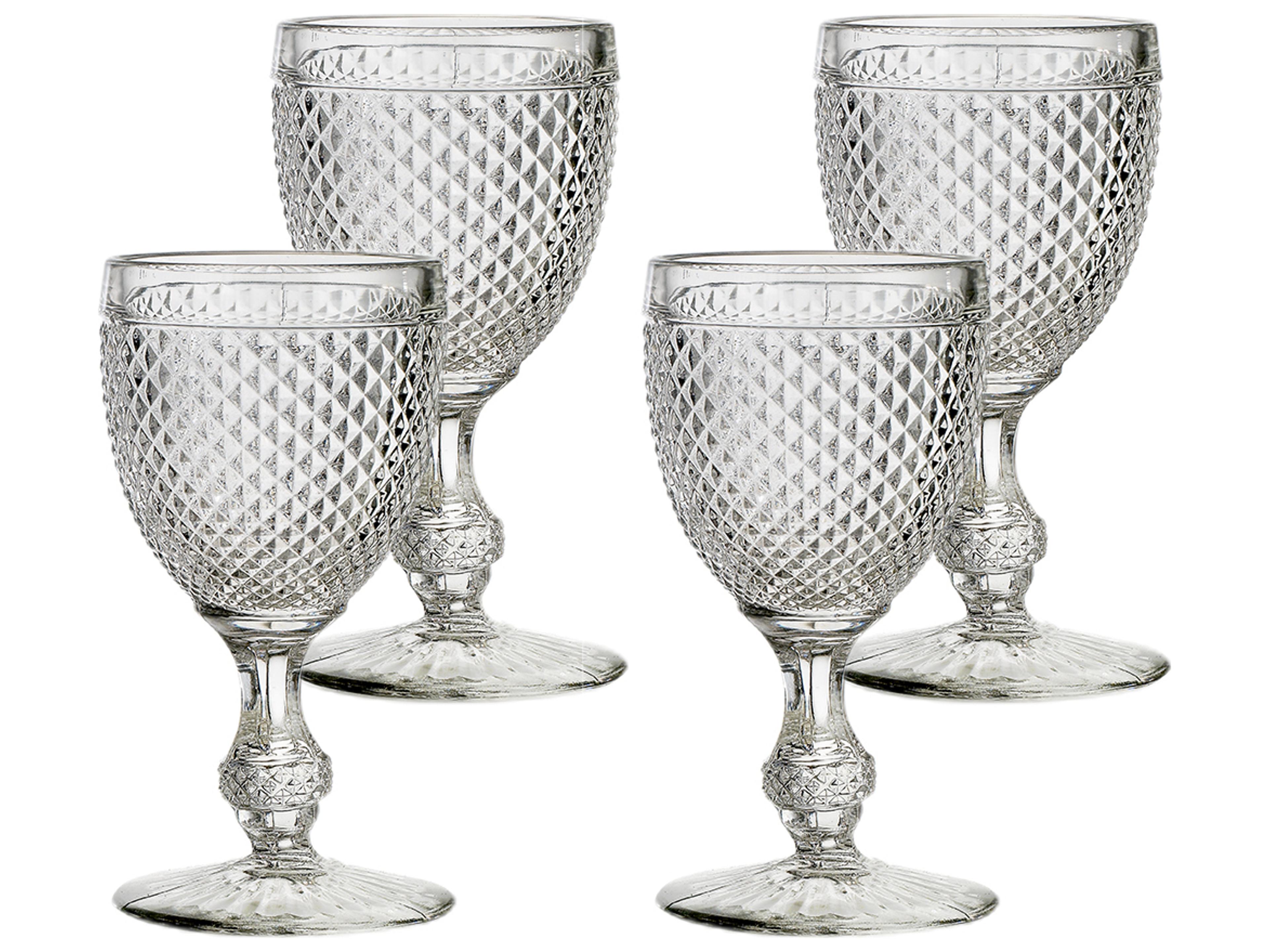 Bicos Clear Water Goblet Set of 4