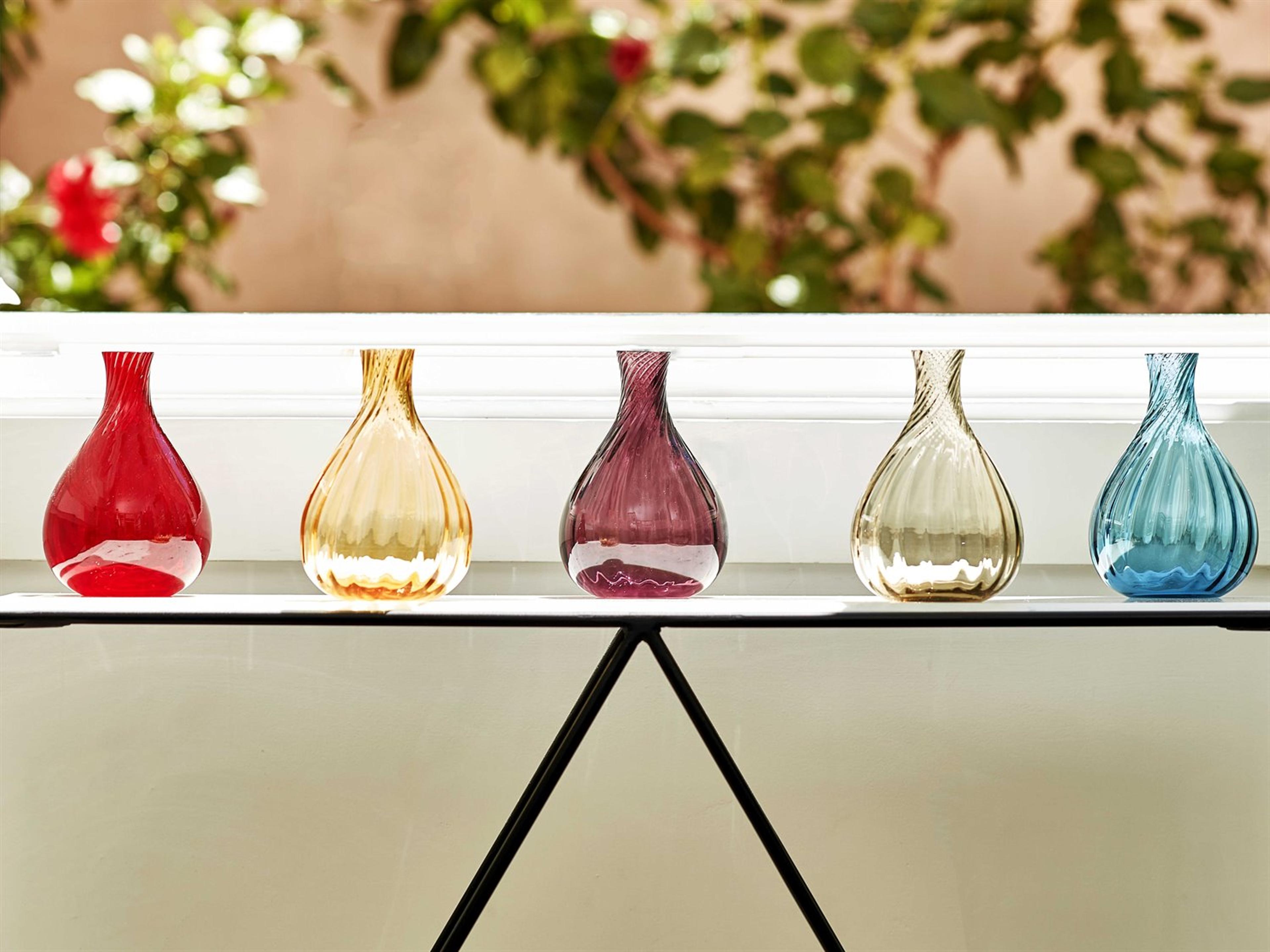 Vista Alegre Color Drop Amber Bud Vase