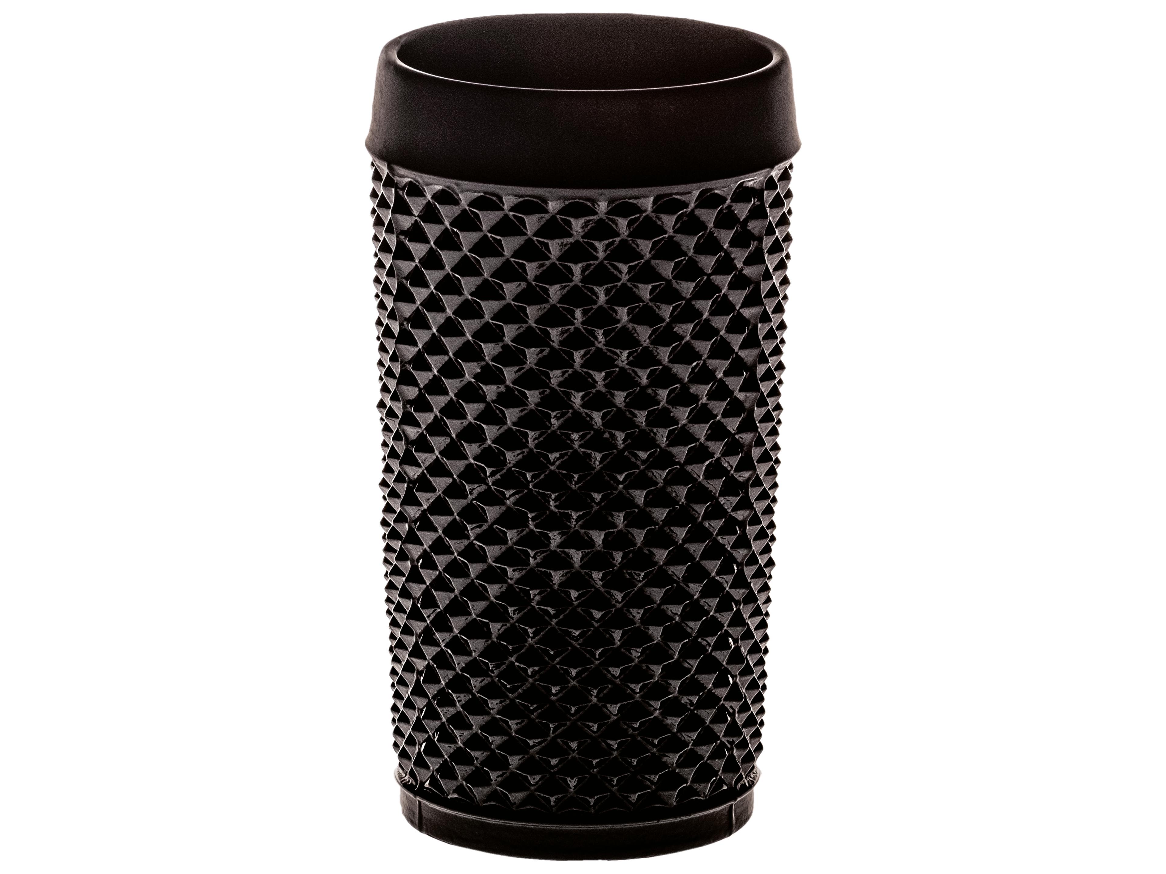 Bicos Bicolor Black Highball Glass Set of 4