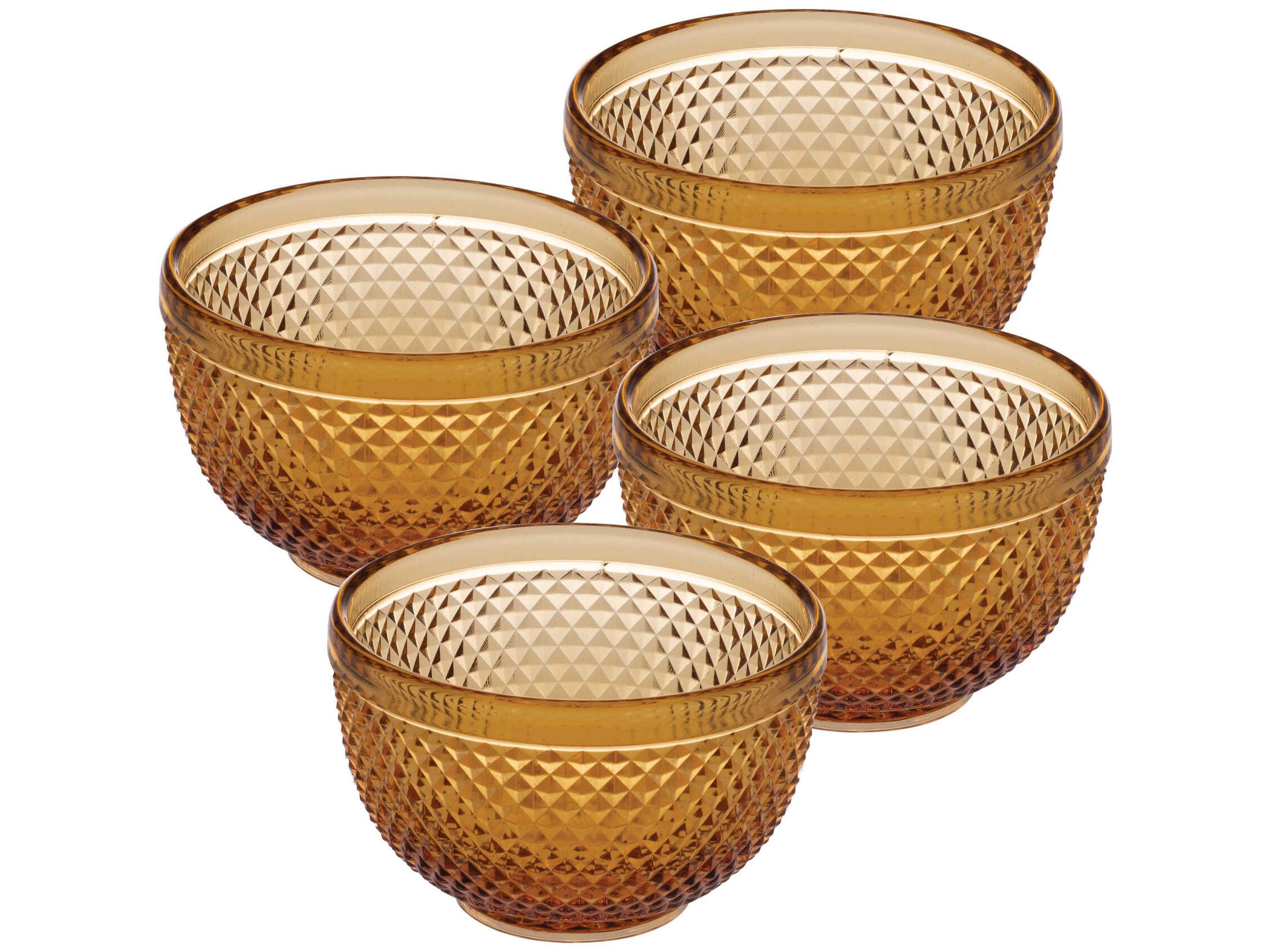 Bicos Amber Bowl Set of 4