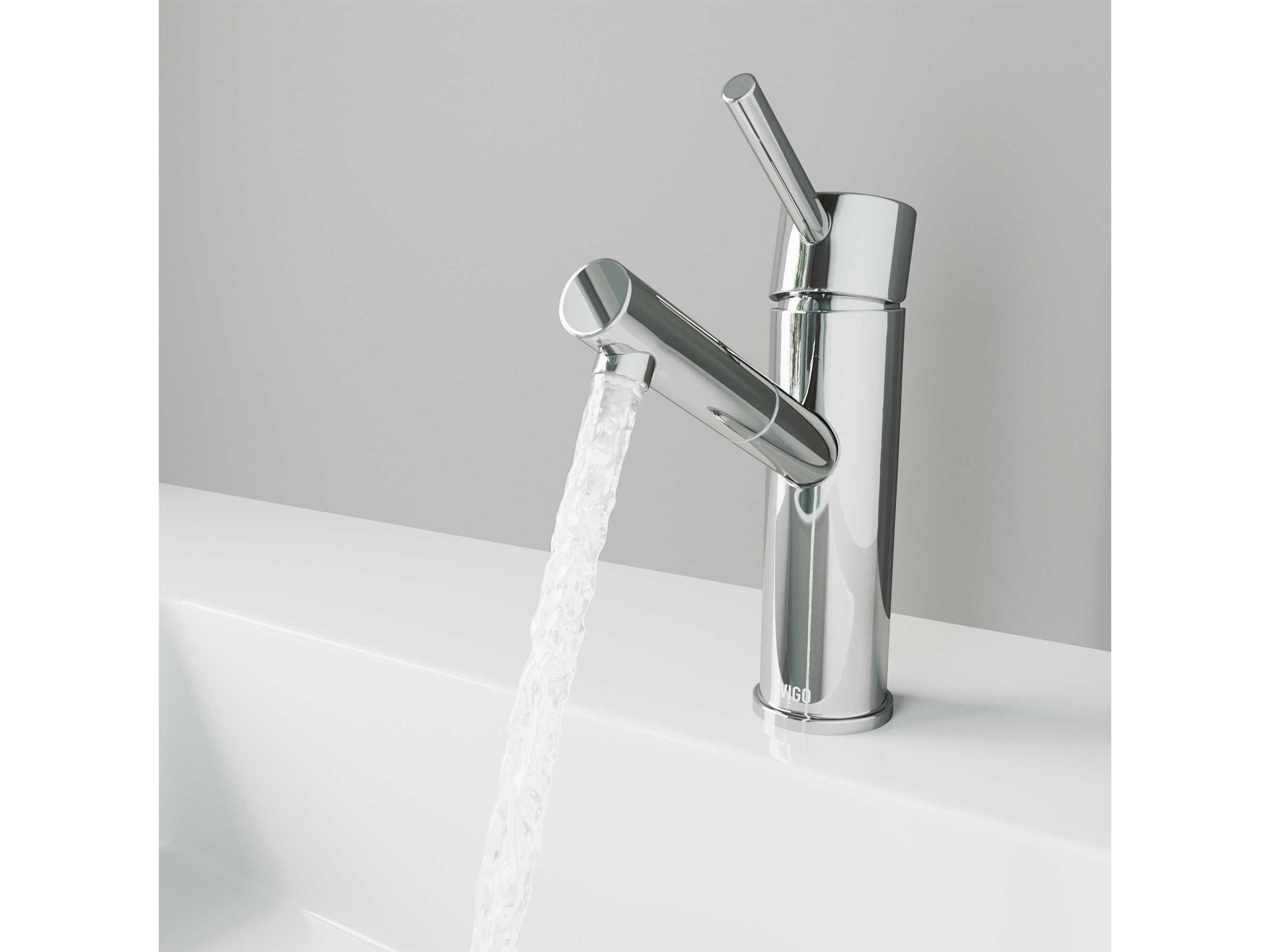 Vigo Noma Chrome 1-Handle Vessel Bathroom Faucet