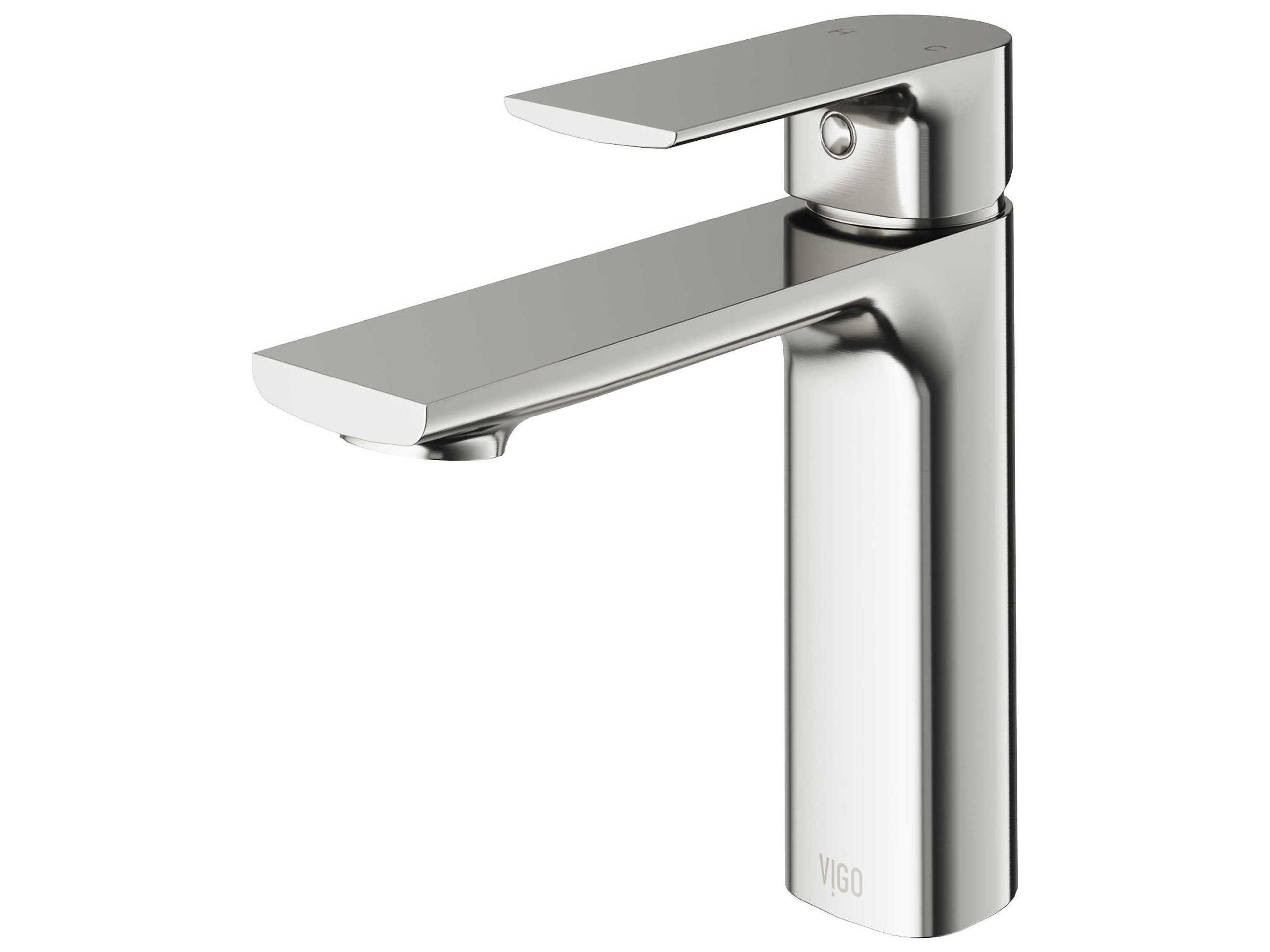 Vigo Davidson Brushed Nickel 1-Handle Vessel Bathroom Faucet