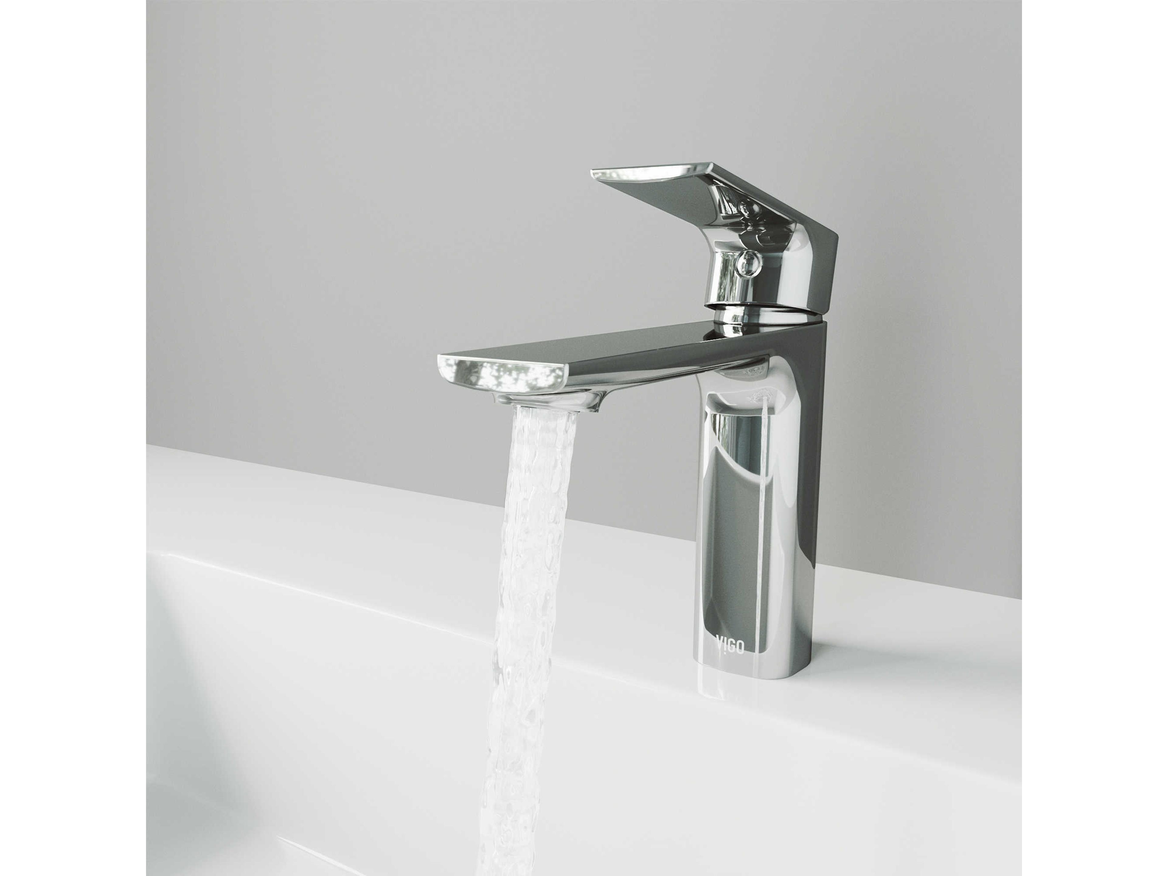 Vigo Davidson Chrome 1-Handle Vessel Bathroom Faucet