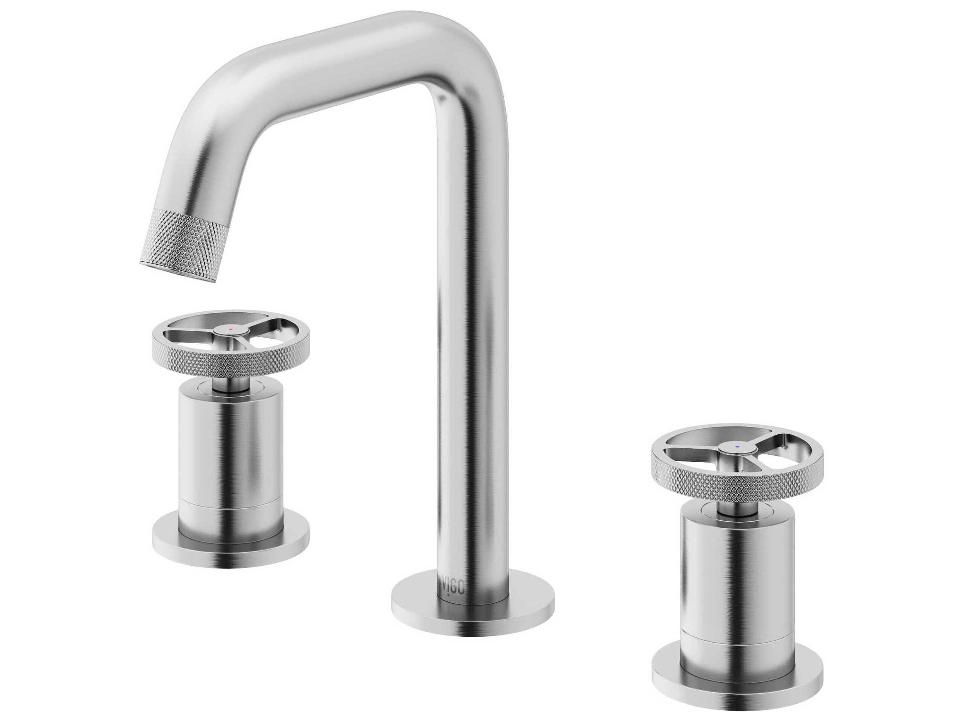 Cass Two Handle Three-Hole Widespread Bathroom Faucet