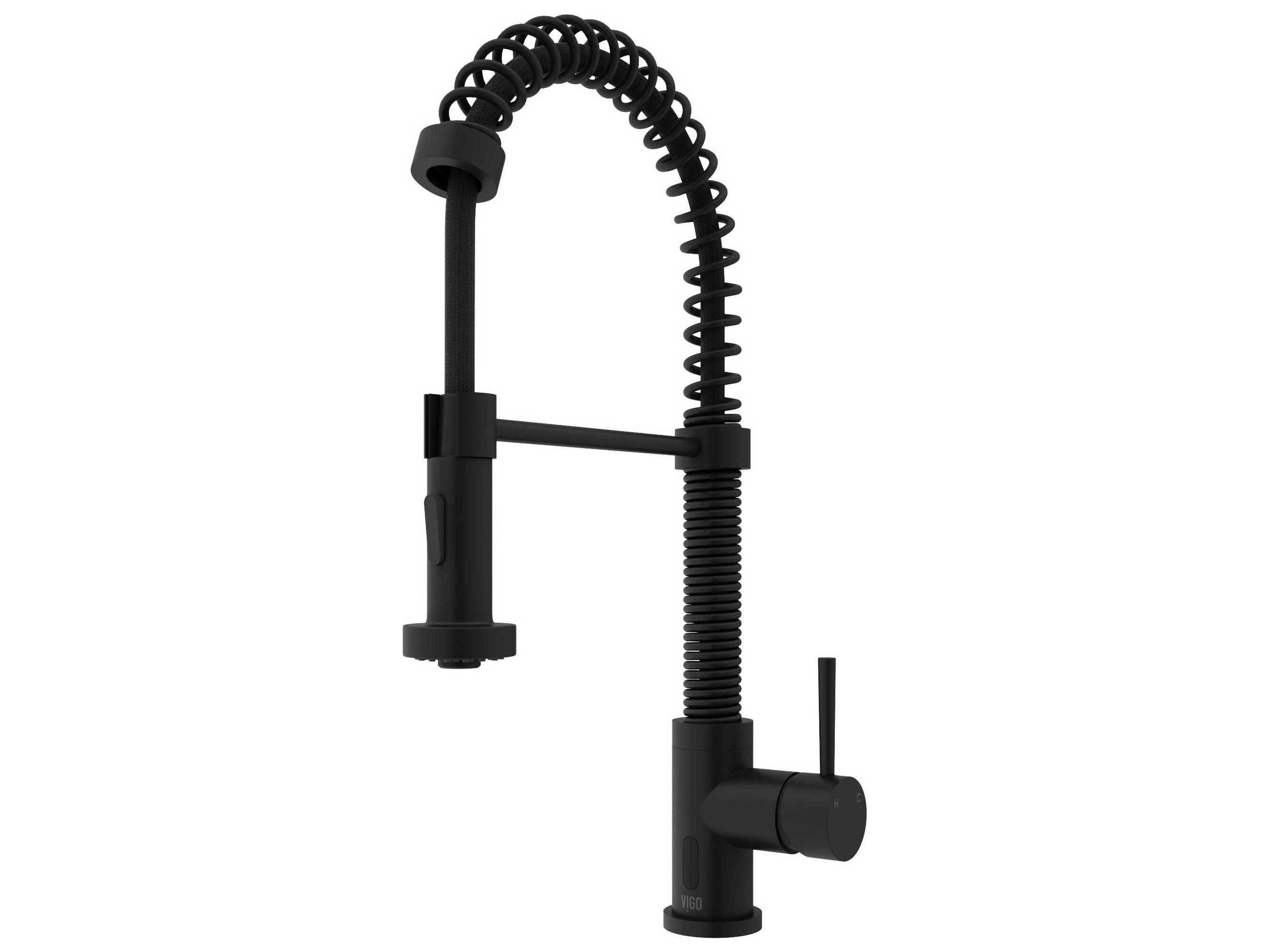 Vigo Edison Single Handle Pull-Down Sprayer Kitchen Faucet with Touchless Sensor