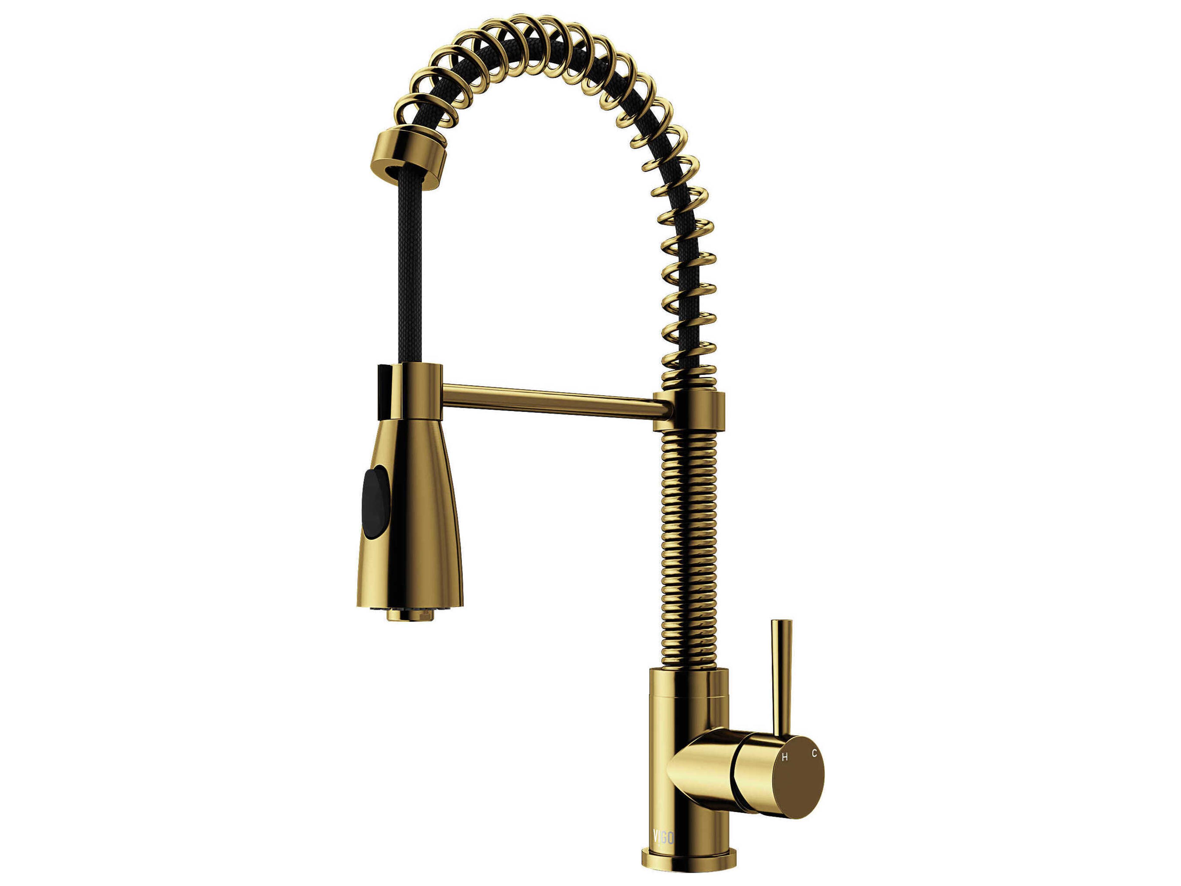 Vigo Brant Single Handle Pull-Down Sprayer Kitchen Faucet