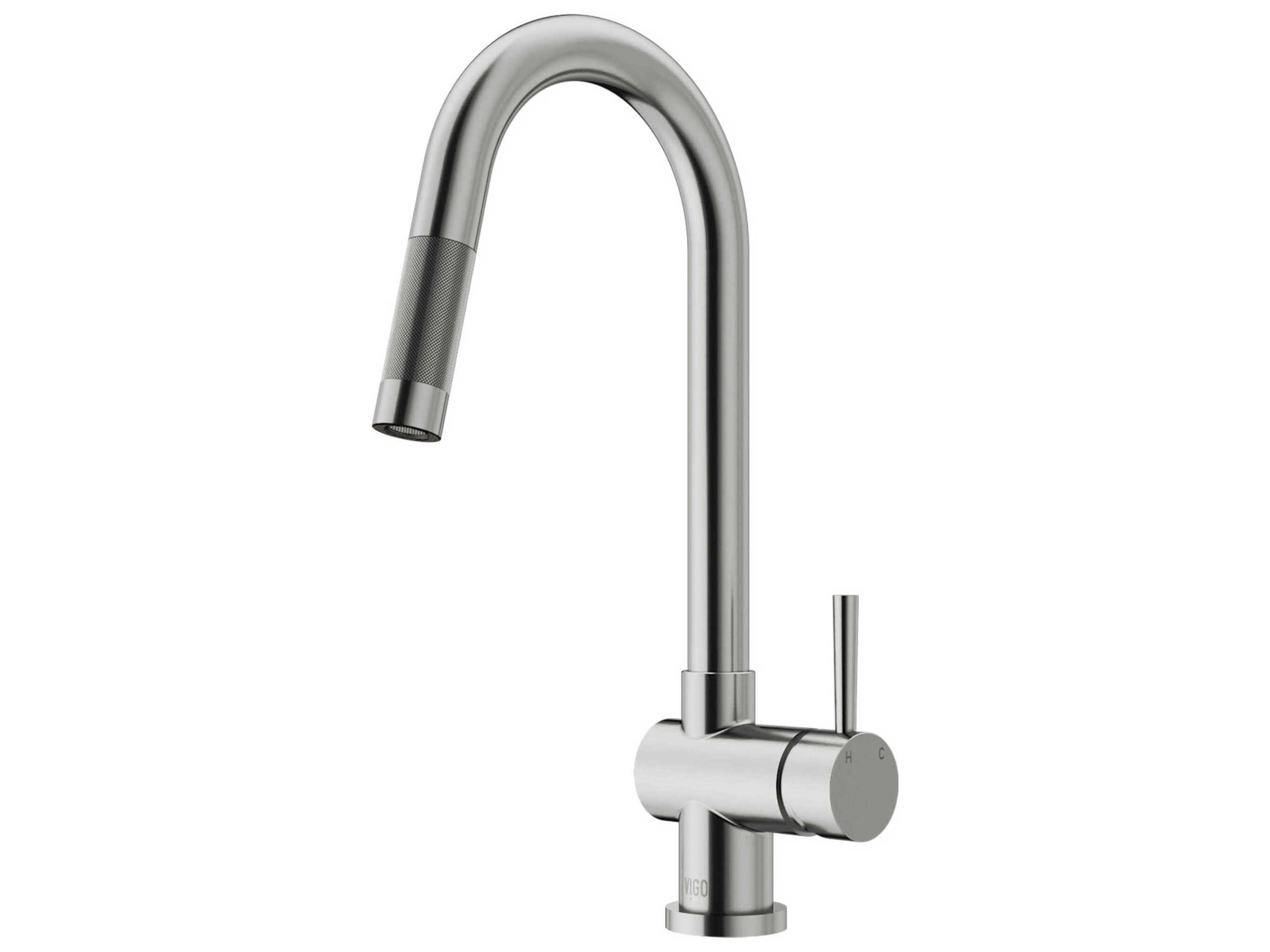 Vigo Gramercy Single Handle Pull-Down Spout Kitchen Faucet