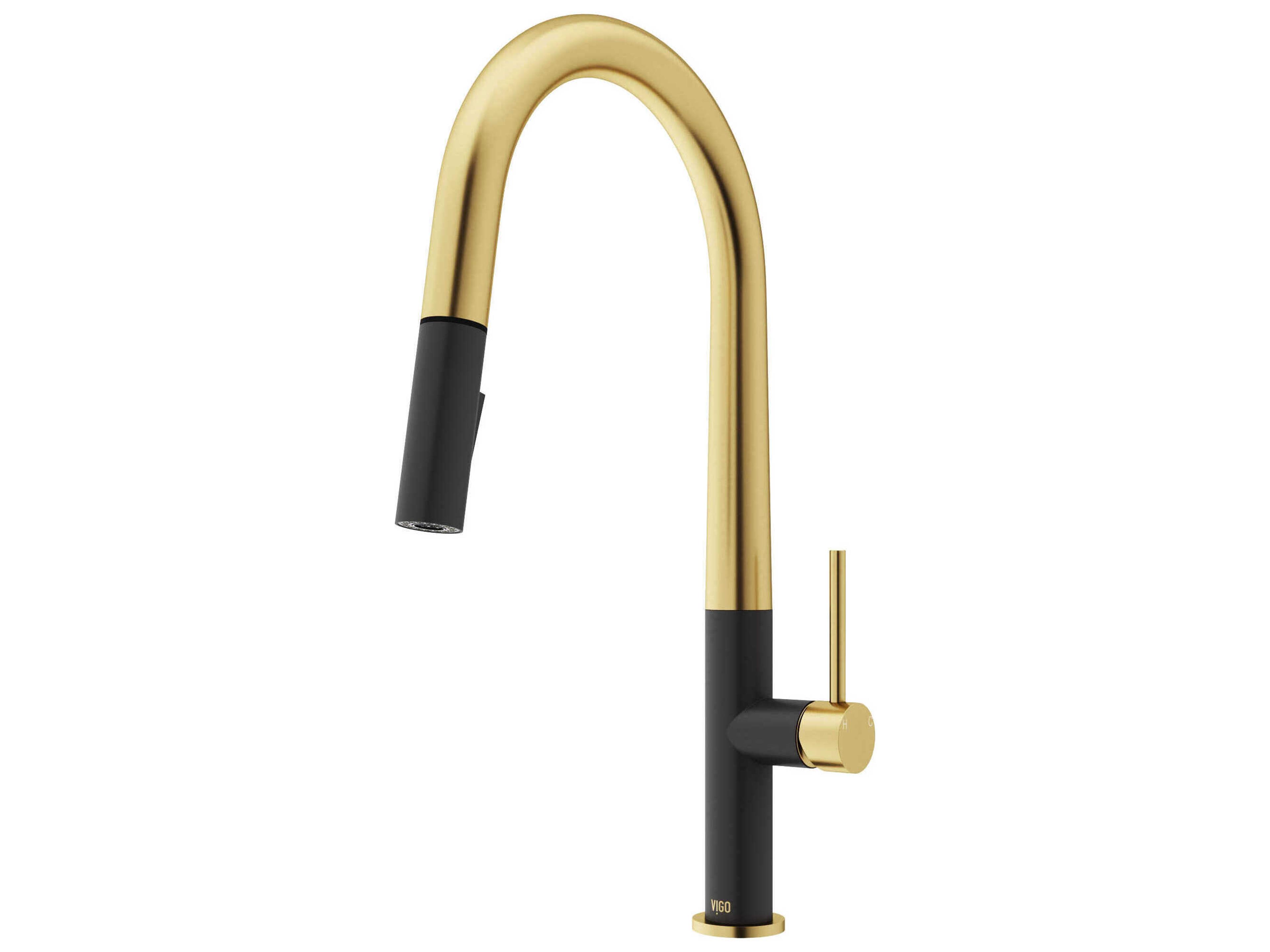 Vigo Greenwich Single Handle Pull-Down Sprayer Kitchen Faucet