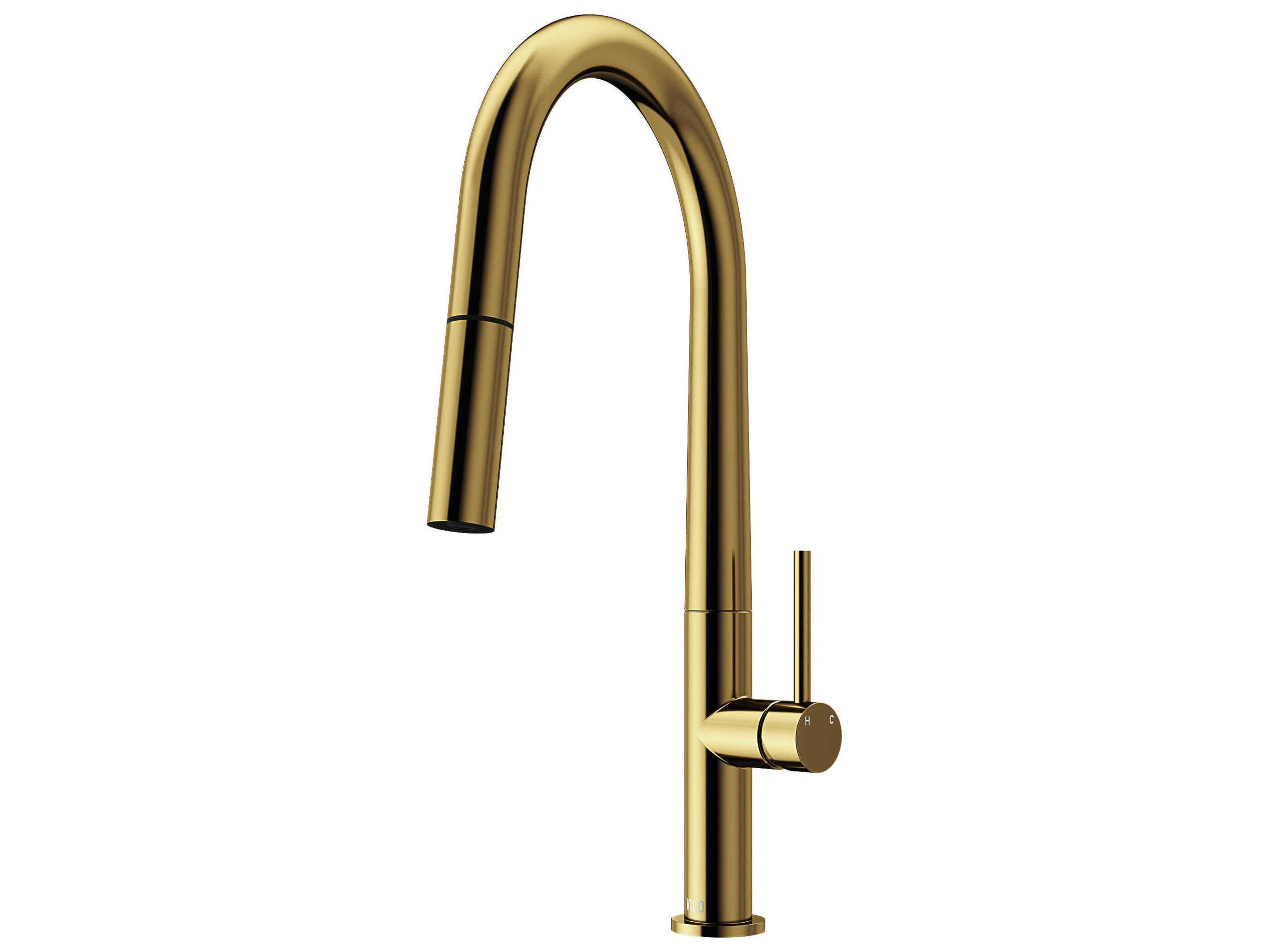 Vigo Greenwich Single Handle Pull-Down Sprayer Kitchen Faucet