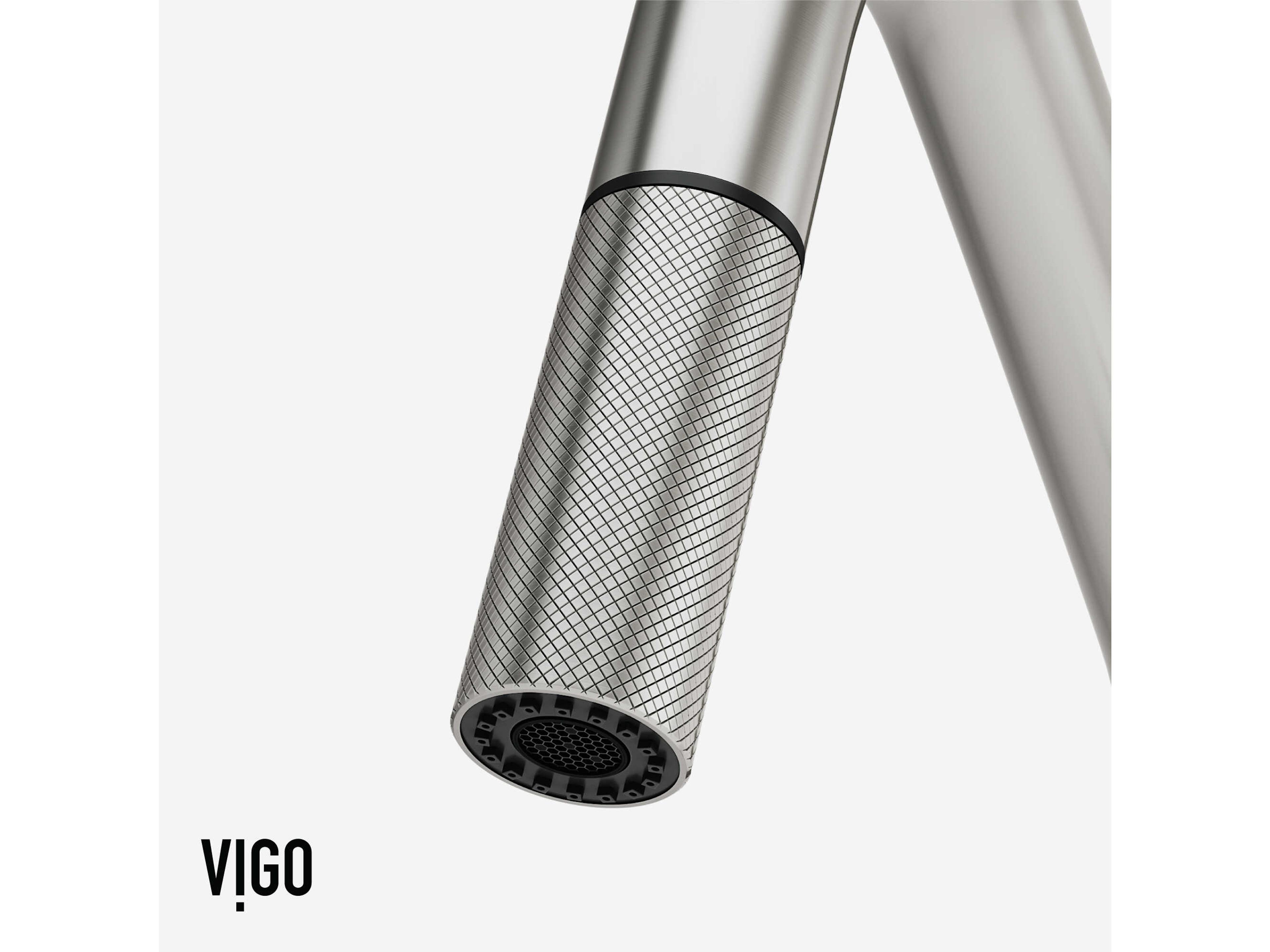 Vigo Utopia Stainless Steel Single Handle Pull-Down Sprayer Kitchen Faucet