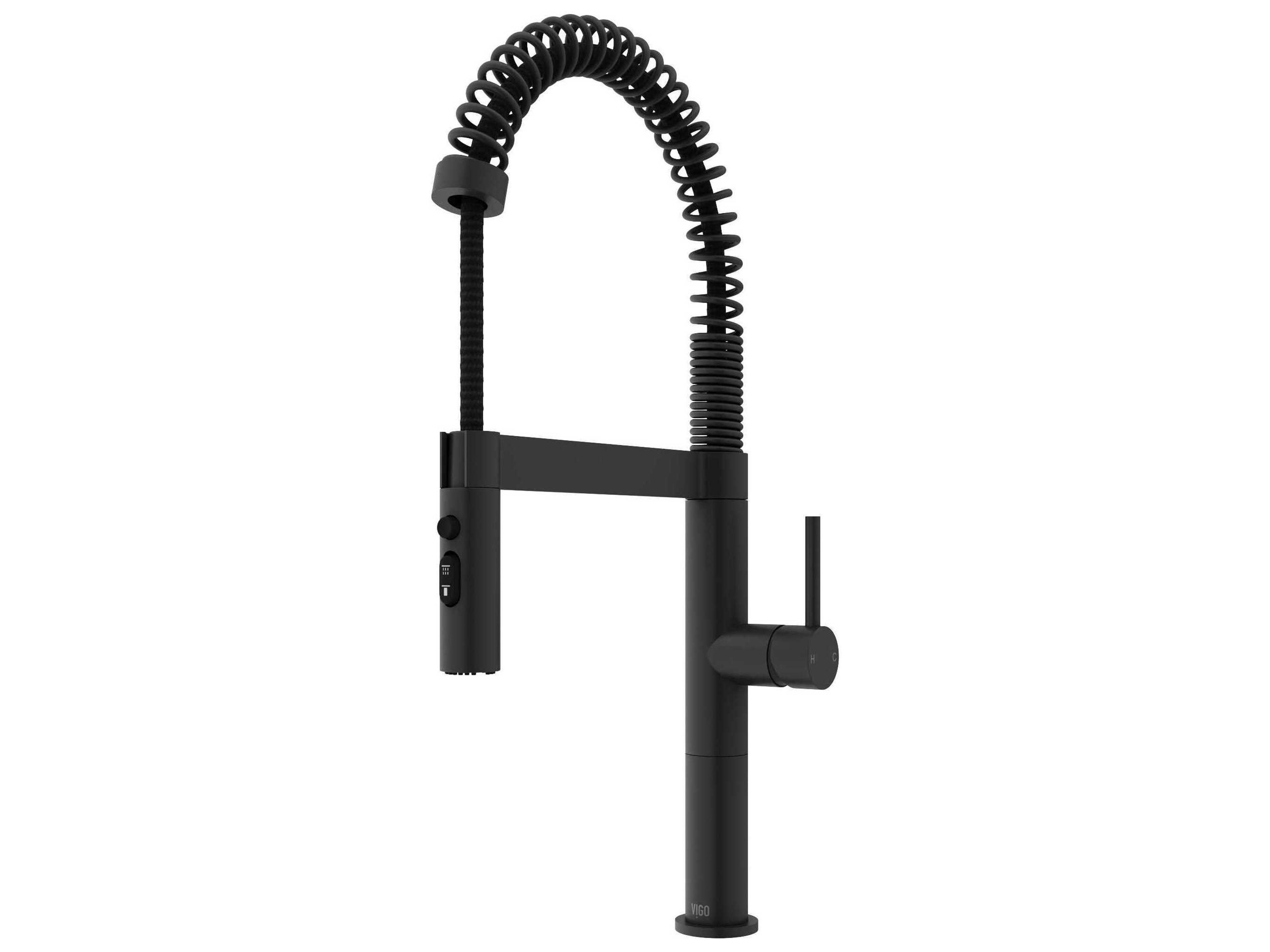 Vigo Edison Single Handle Pull-Down Sprayer Kitchen Faucet