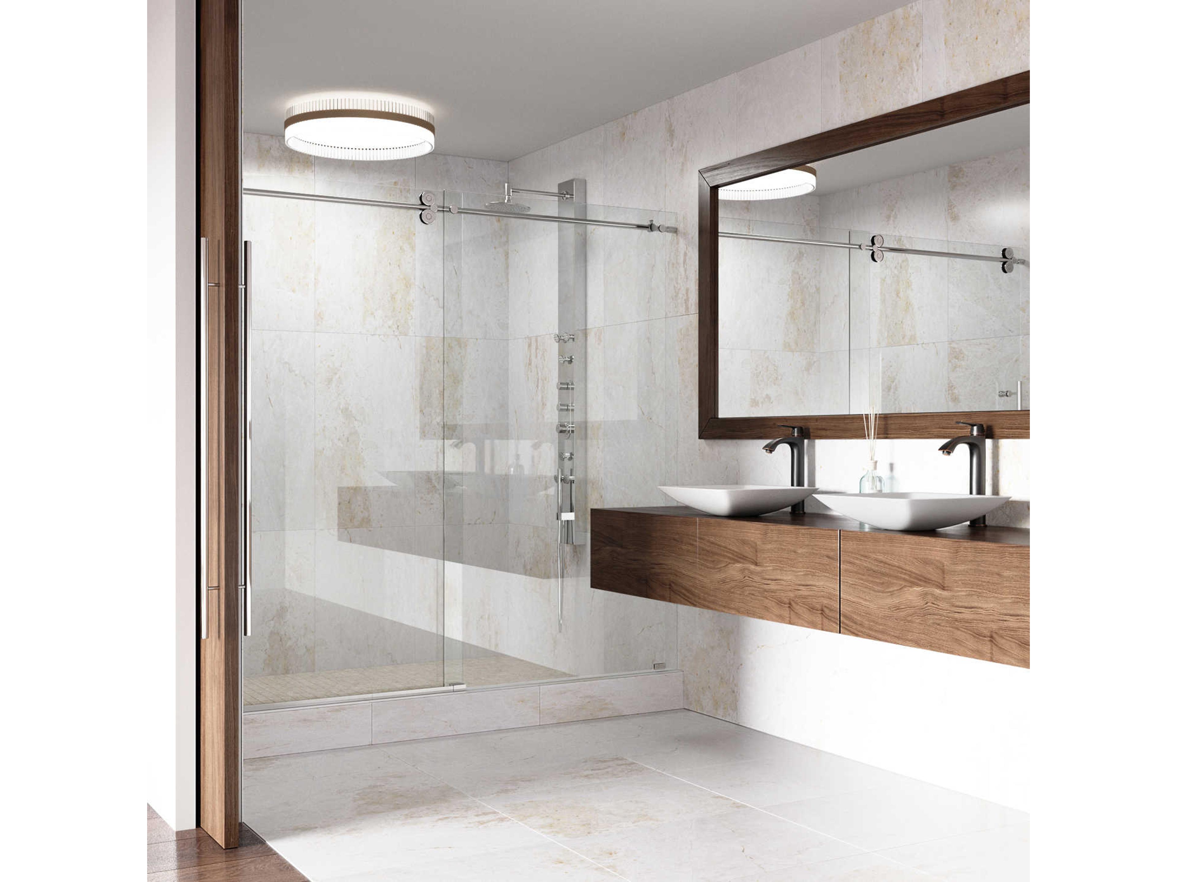 Vigo Linus Antique Rubbed Bronze 1-Handle Vessel Bathroom Faucet with Pop-Up Drain