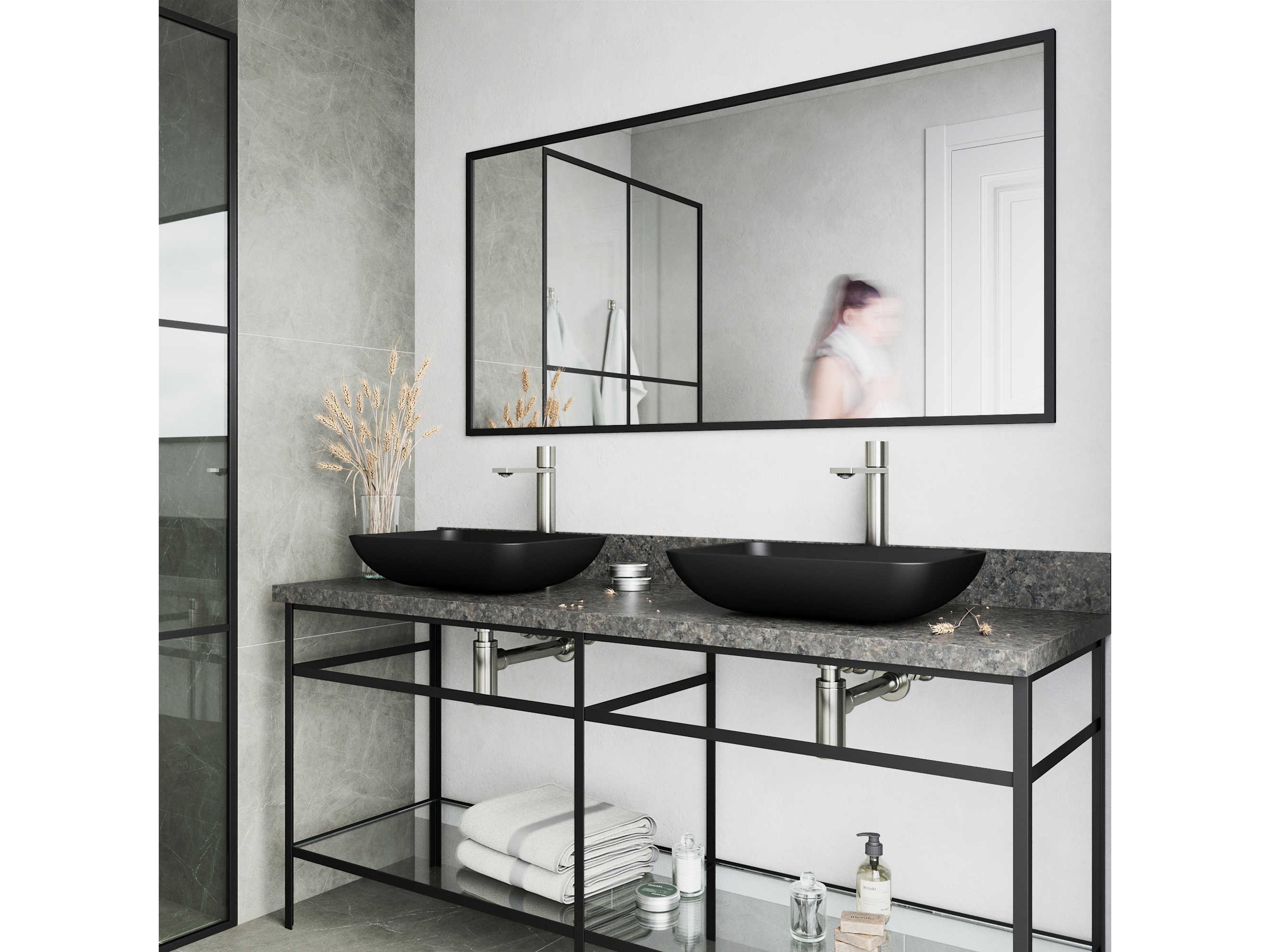 Vigo Gotham Brushed Nickel 1-Handle Vessel Bathroom Faucet