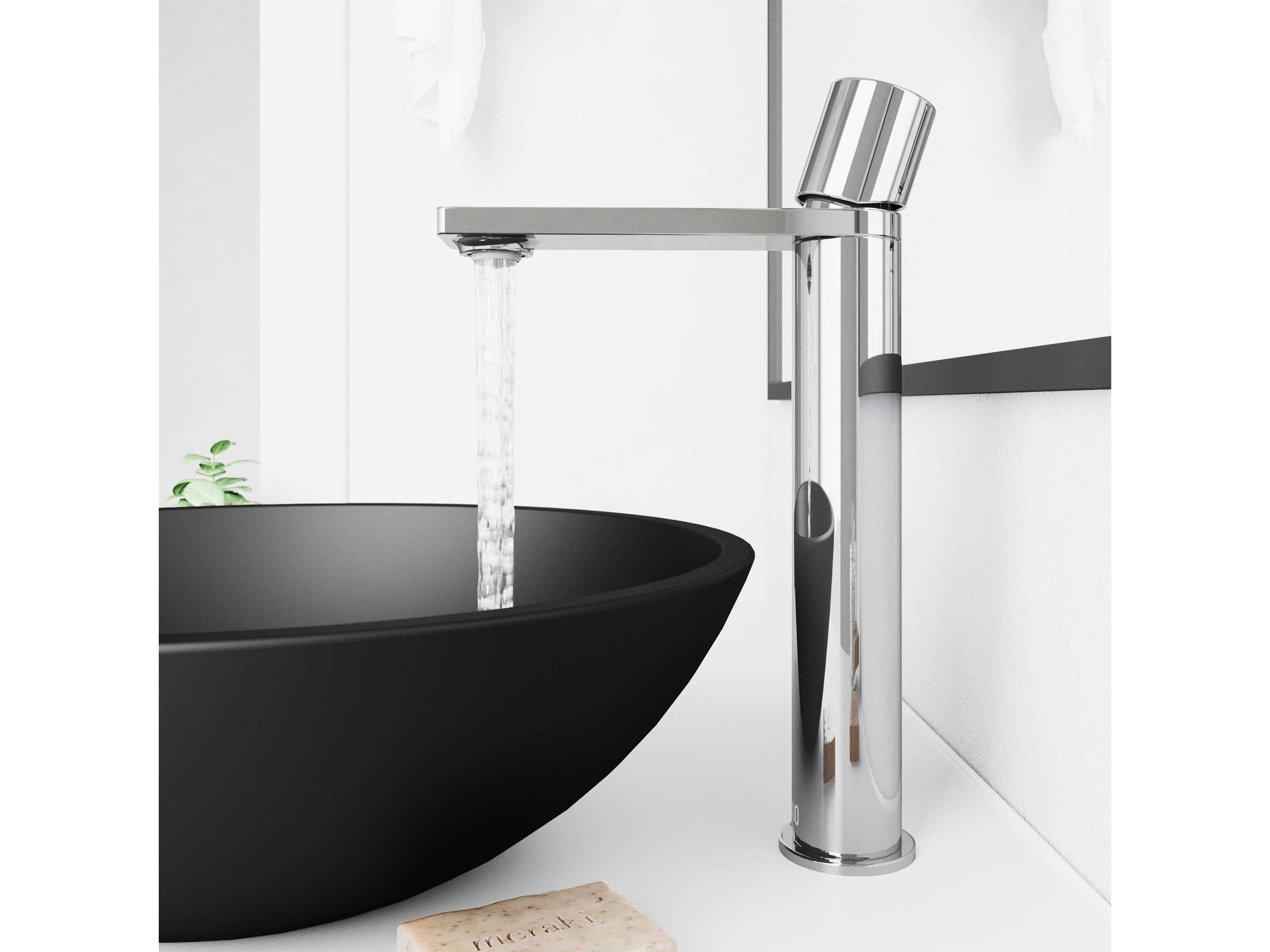 Vigo Gotham Chrome 1-Handle Vessel Bathroom Faucet