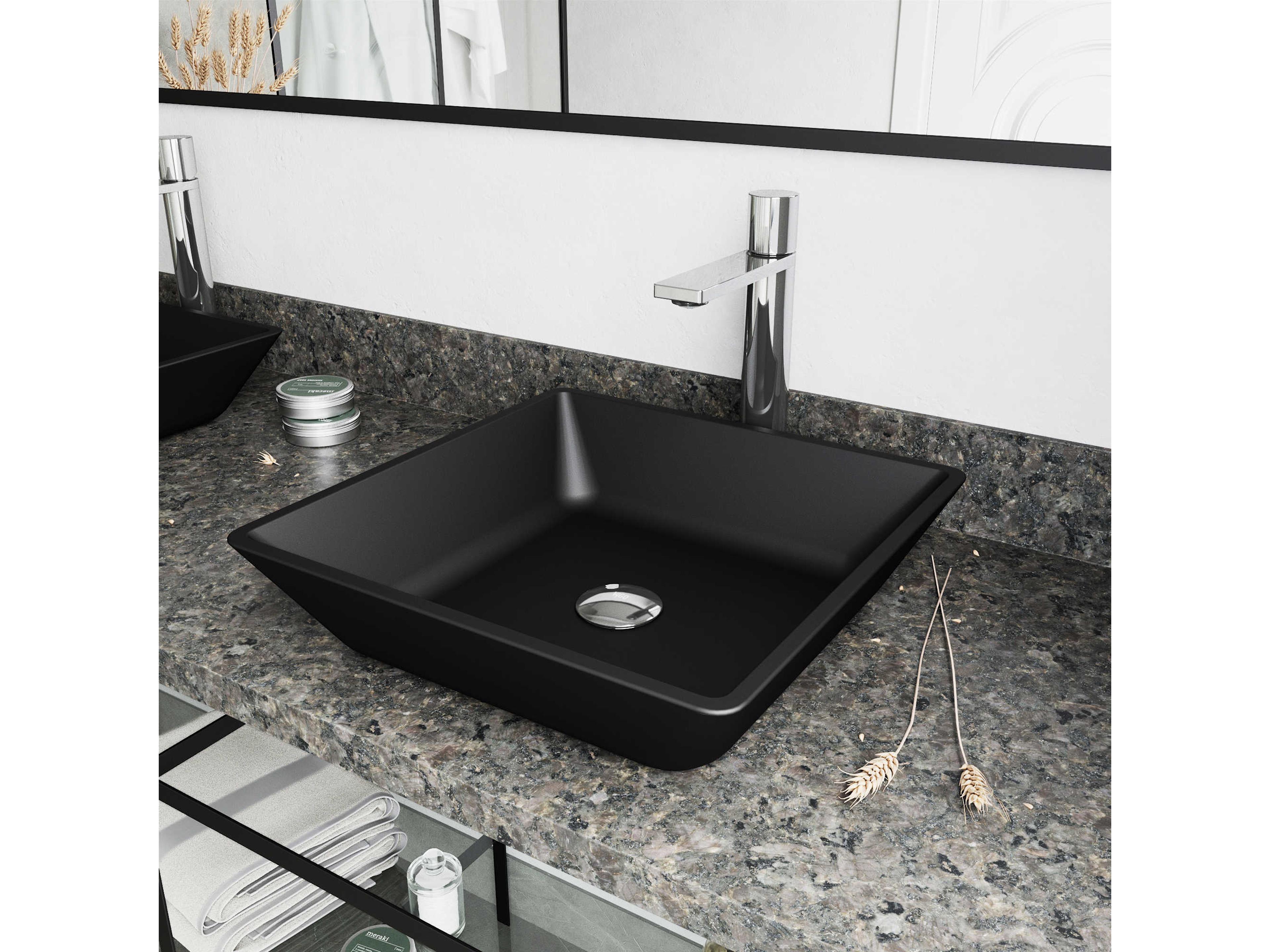 Vigo Gotham Chrome 1-Handle Vessel Bathroom Faucet