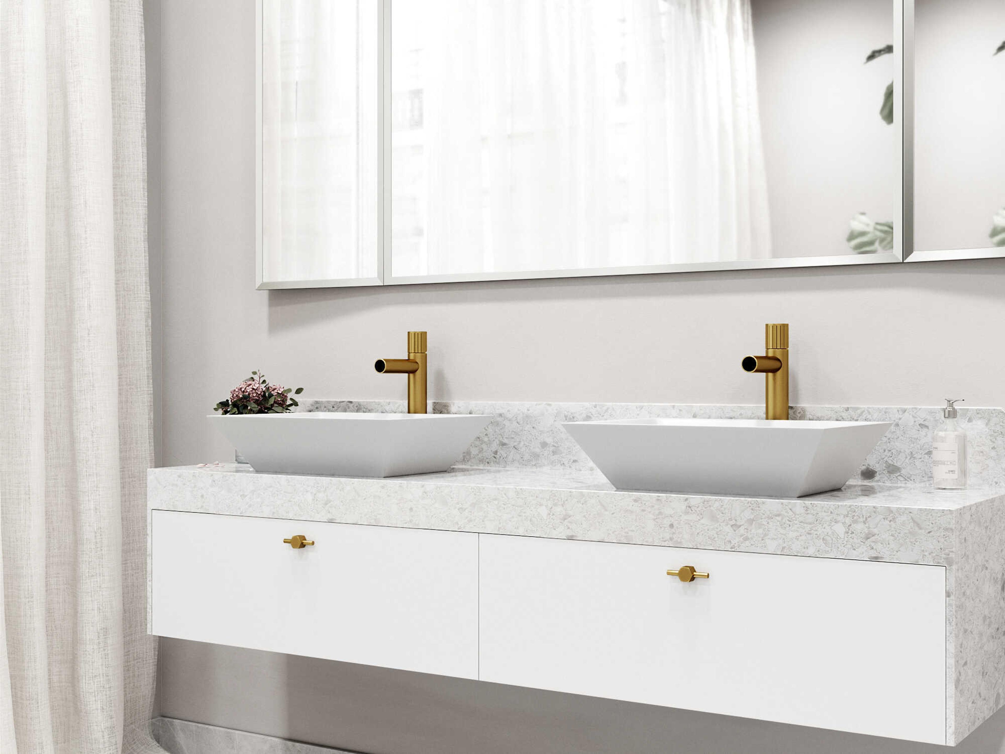 Vigo Ashford Single Handle Bathroom Vessel Faucet