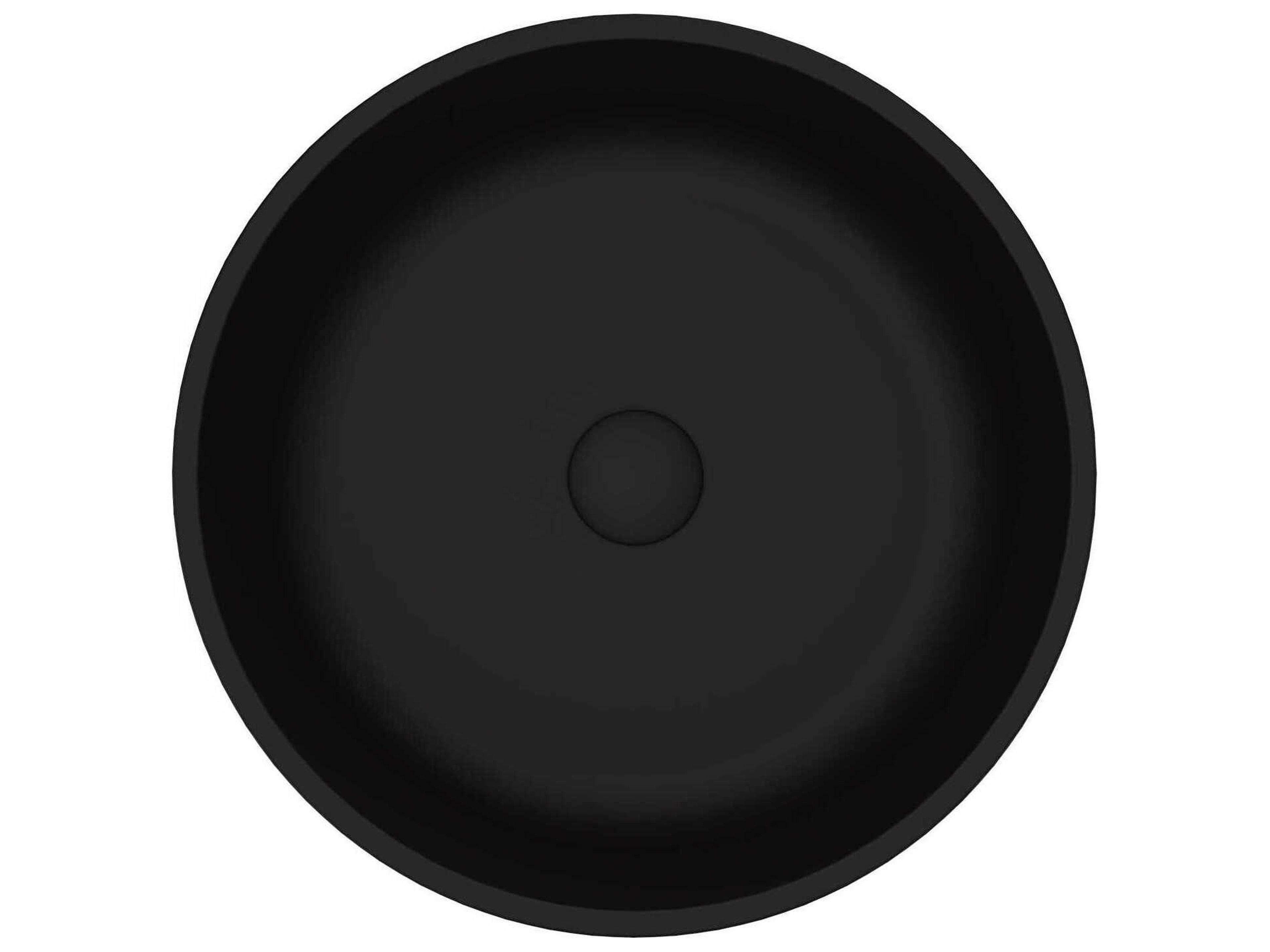 Vigo Modus Matte Shell 17" Round Vessel Bathroom Sink