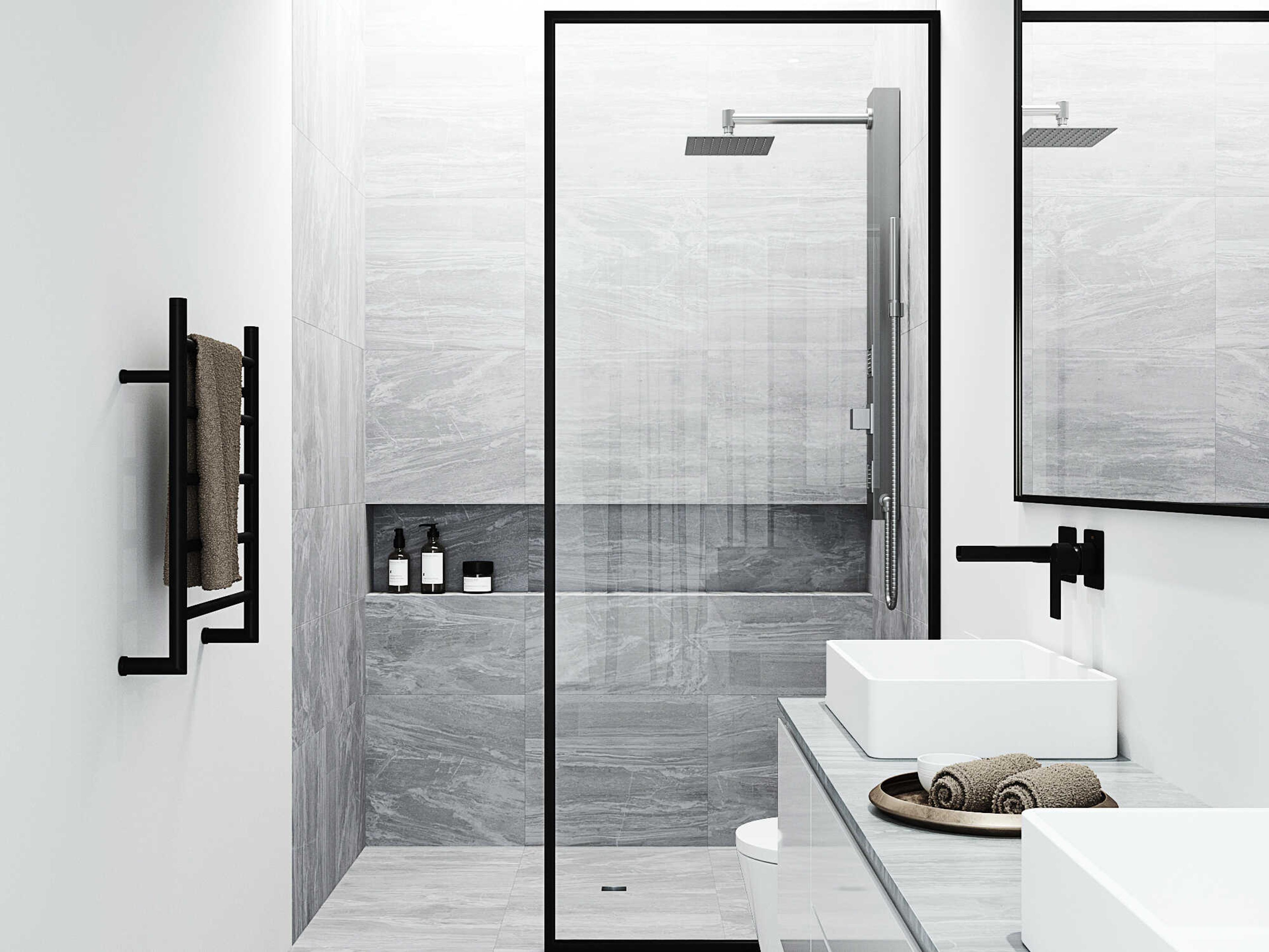 Vigo Orchid Stainless Steel Retro-Fit 2-Spray Massage Jet Shower Panel System