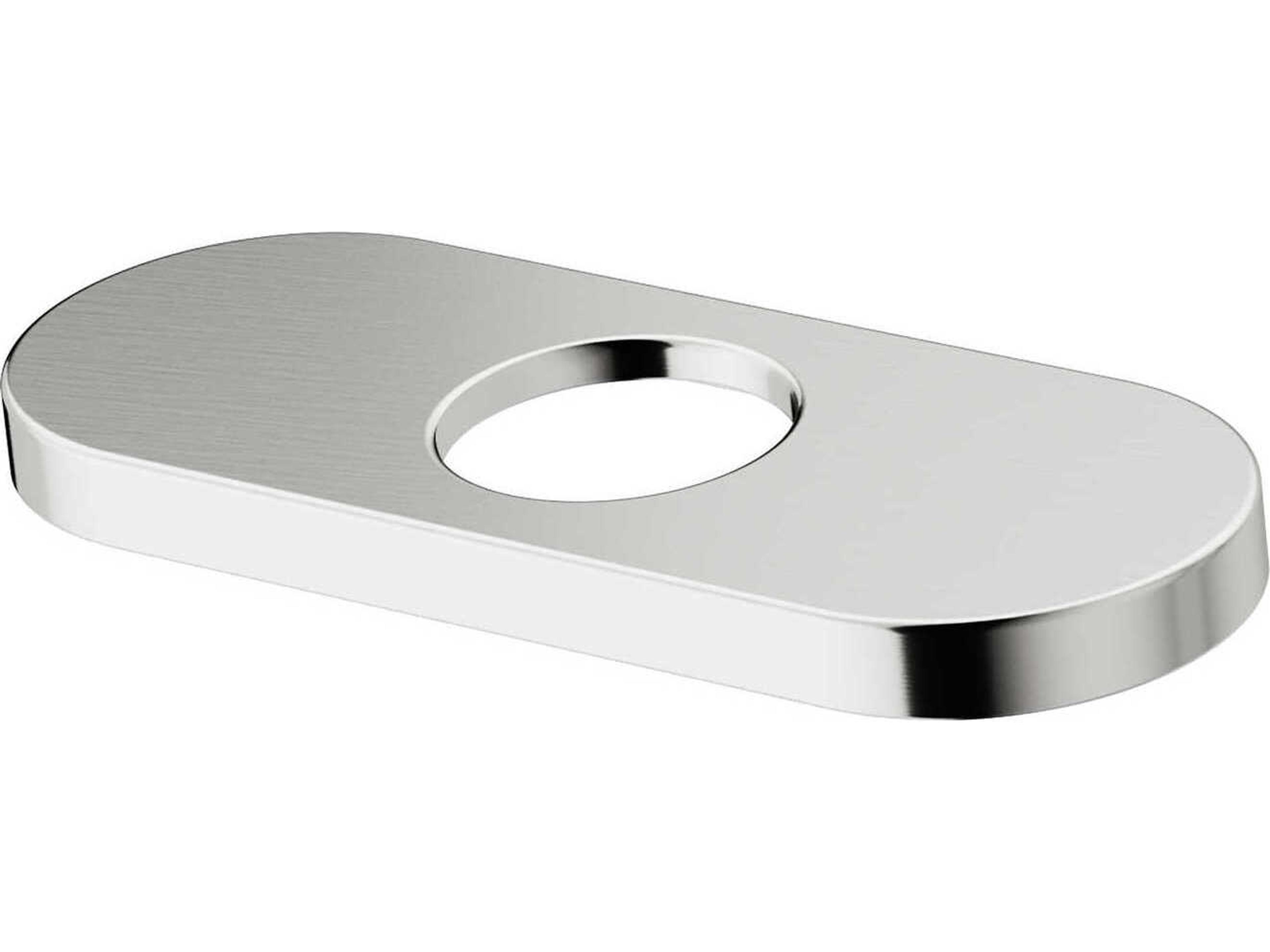 Brushed Nickel Bathroom Deck Plate