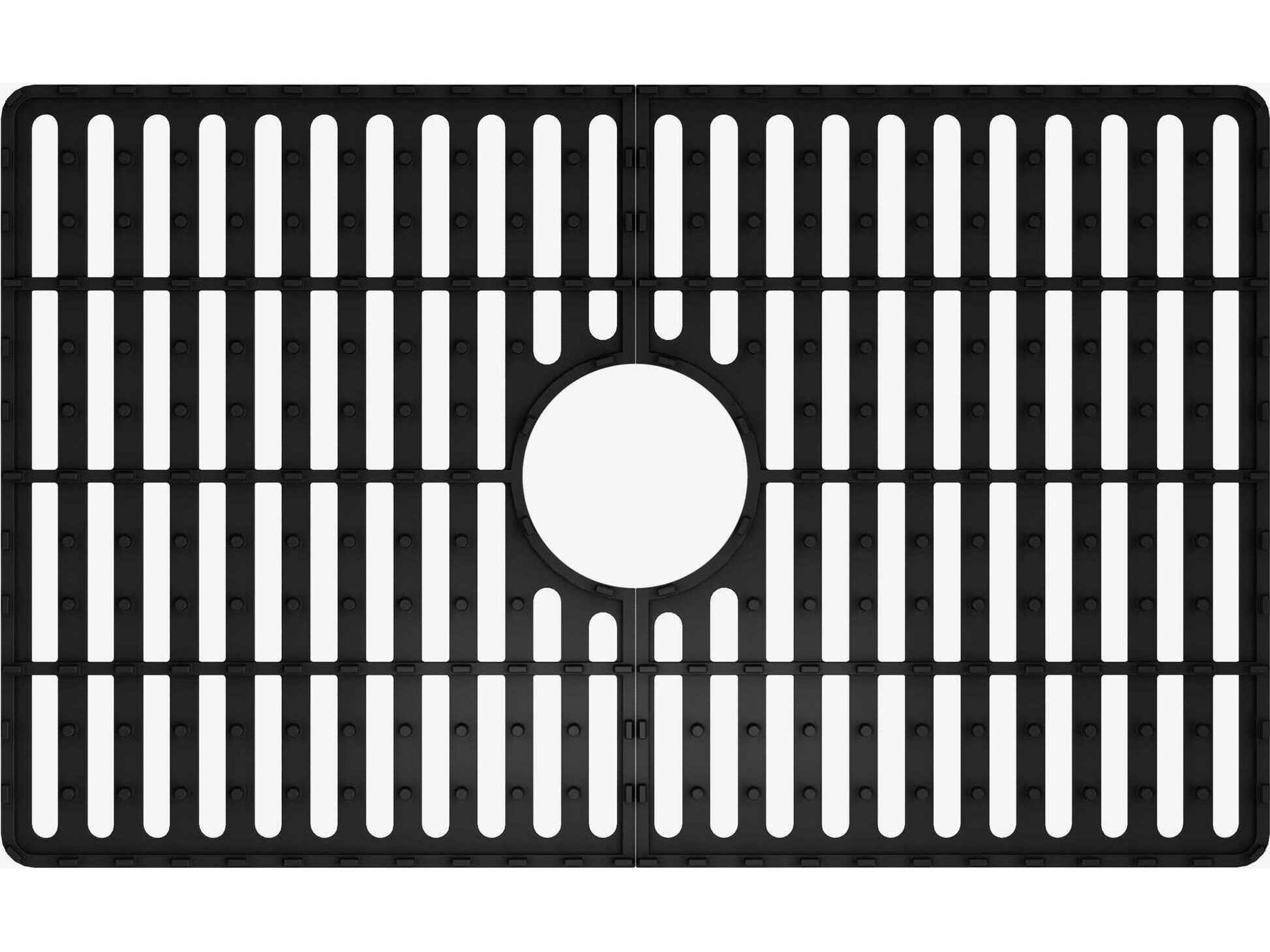 Vigo Matte Black Silicone Protective Bottom Grid For Single Basin Sink