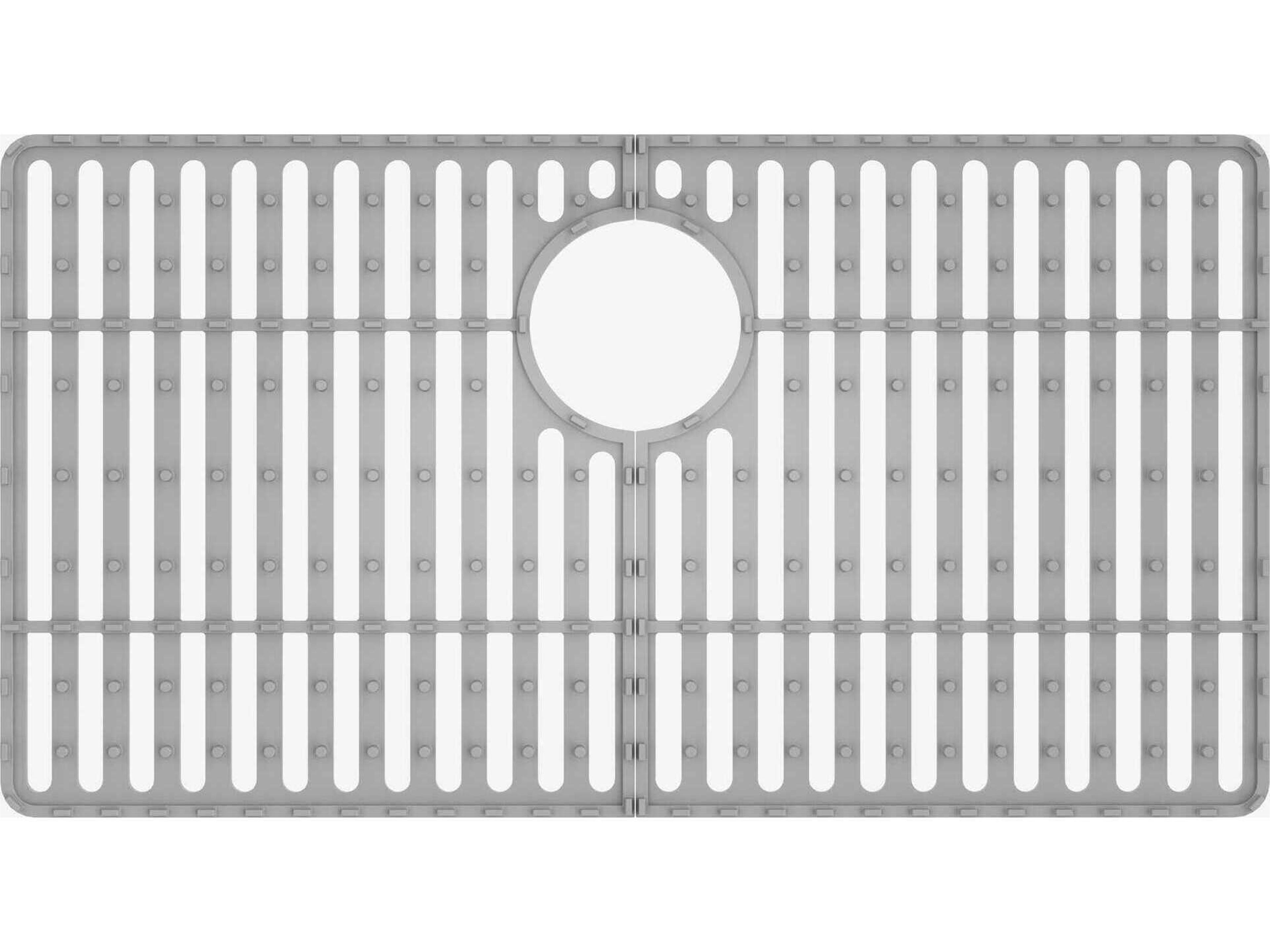 Vigo Gray Silicone Protective Bottom Grid For Single Basin Sink