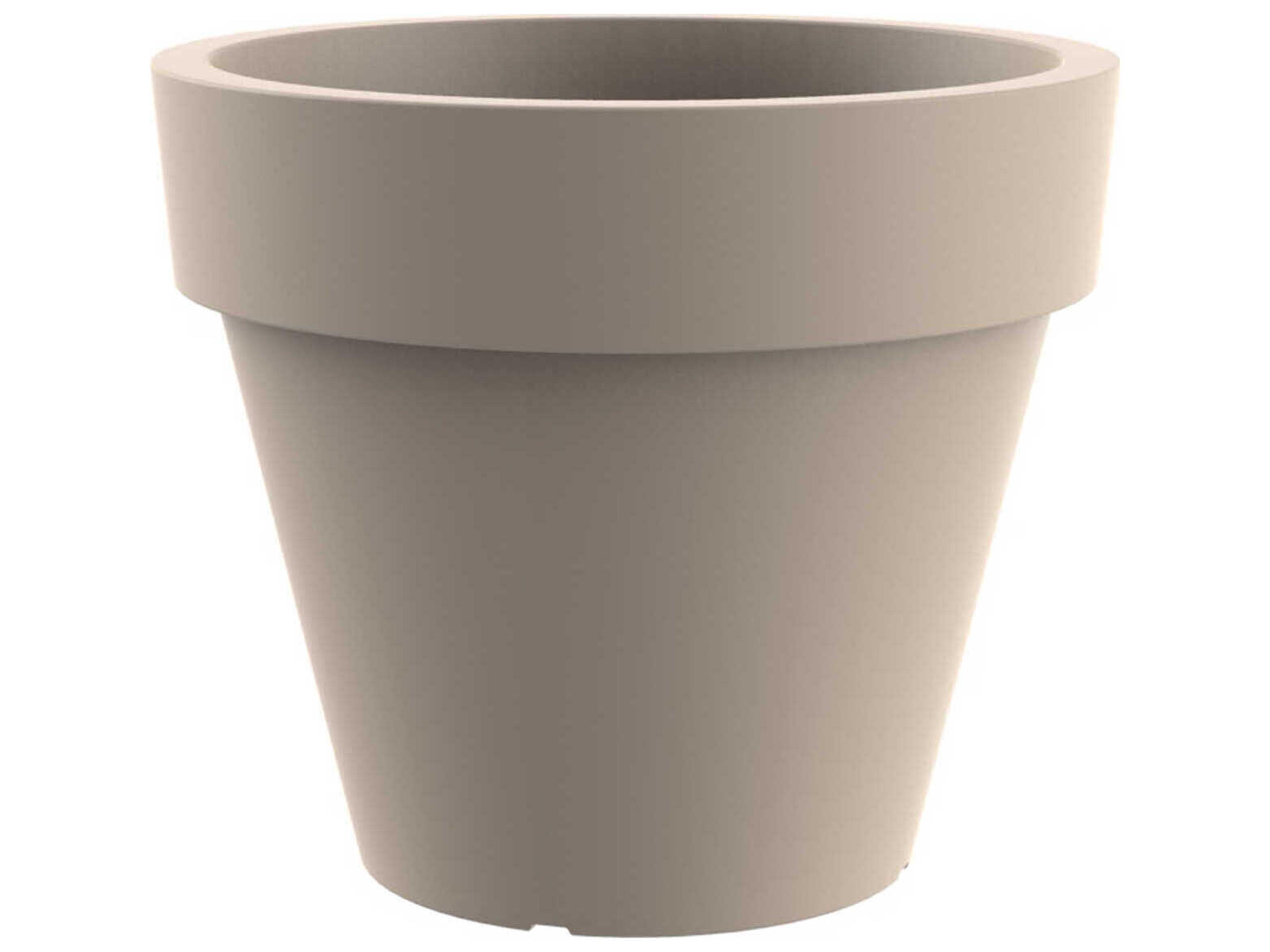 Studio Vondom - Planter - 62"Dia. - Basic - Cream