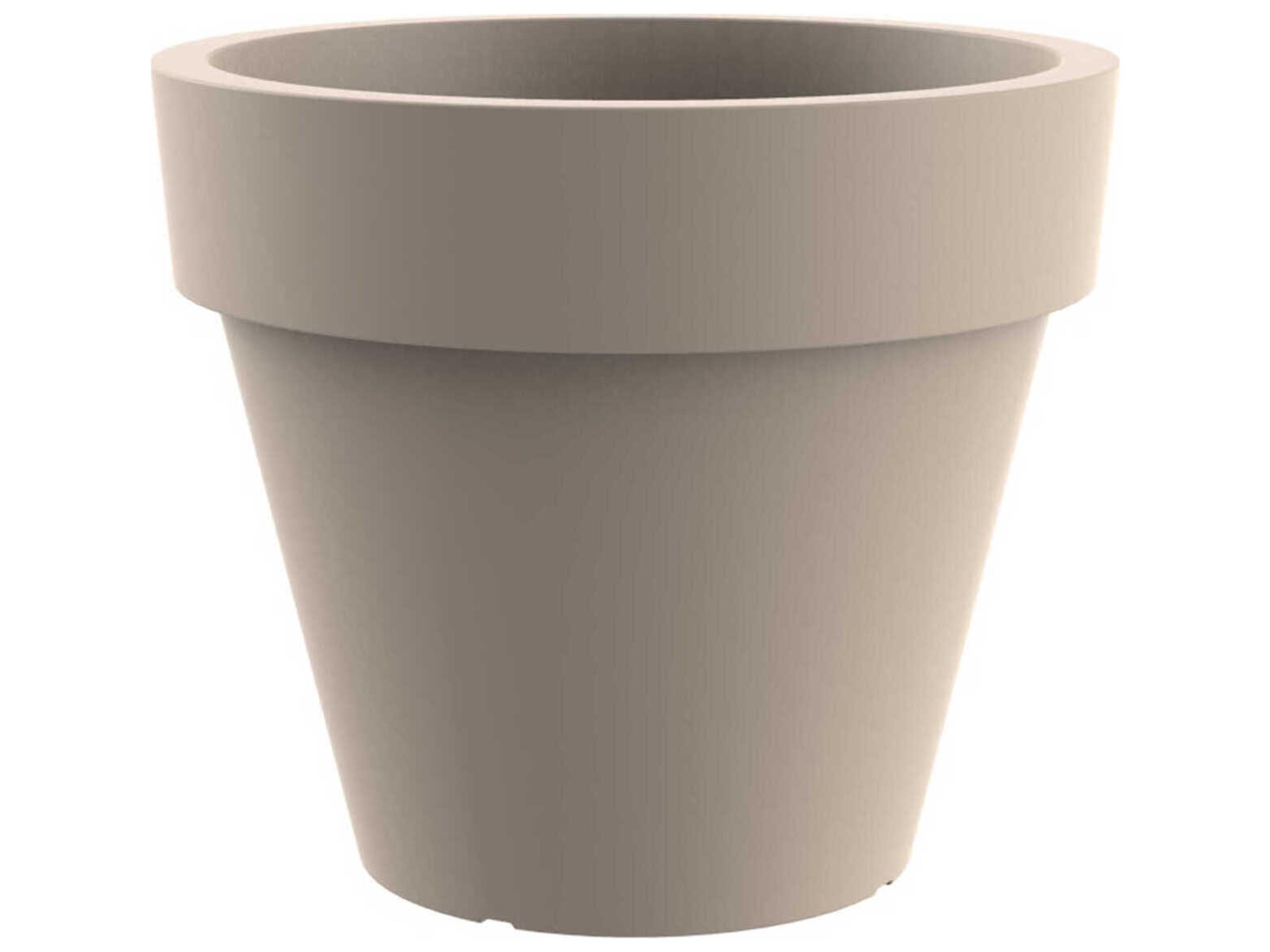 Studio Vondom - Planter - 78.75"Dia. - Basic - Cream