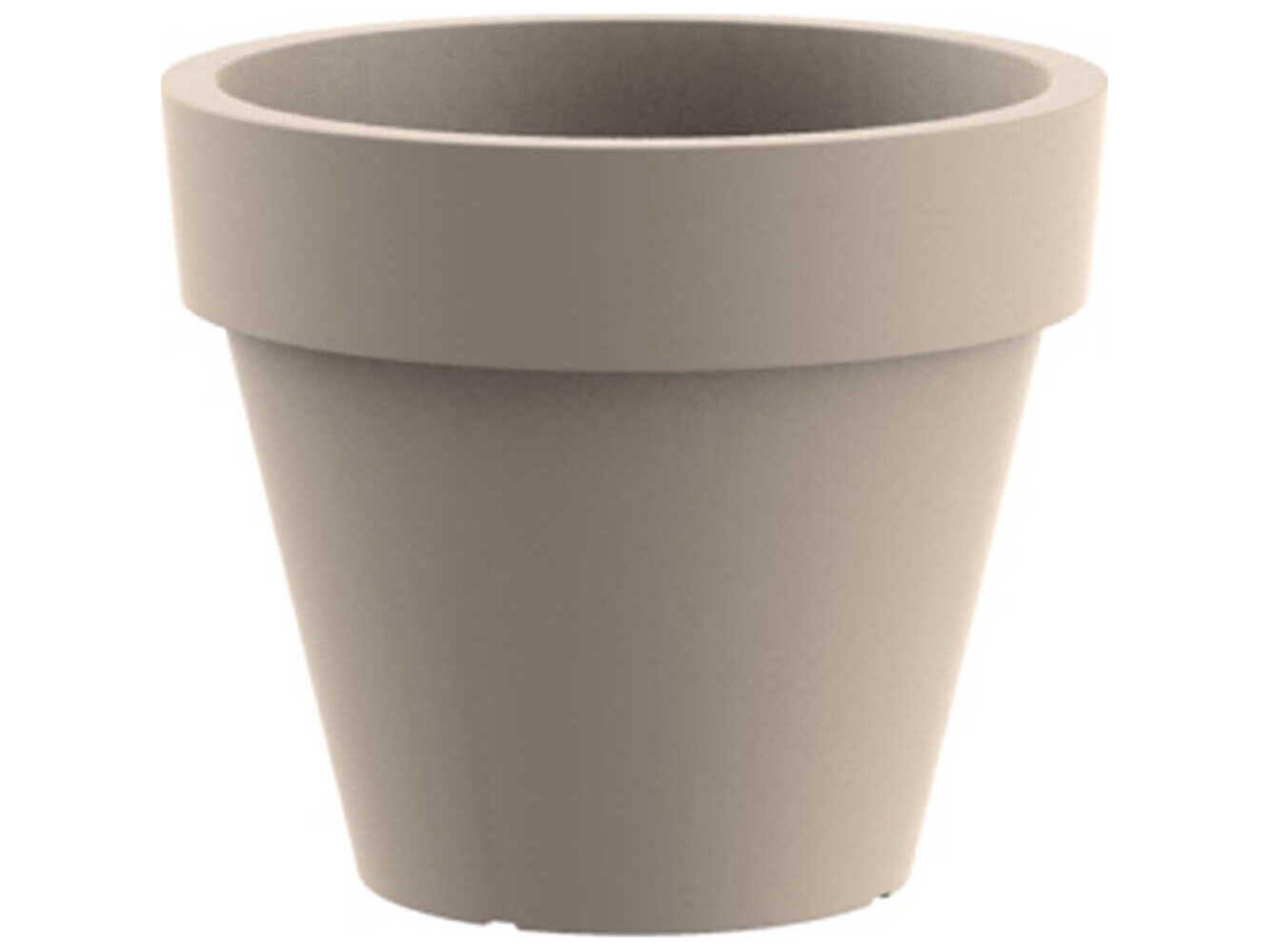 Studio Vondom - Planter - Set of 4 -13.75"Dia. - Simple - Cream