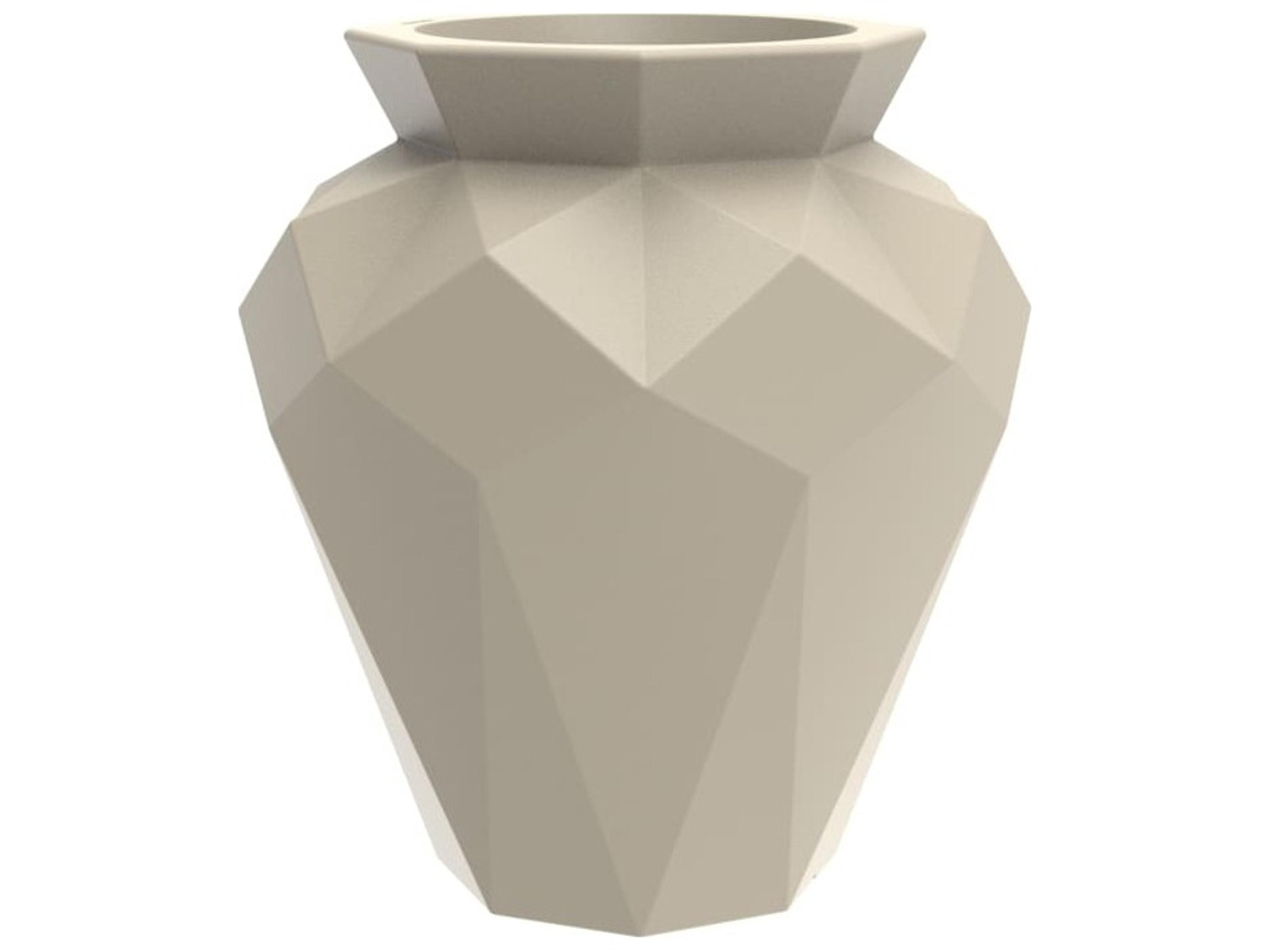 Vondom Outdoor Origami Cream Planter